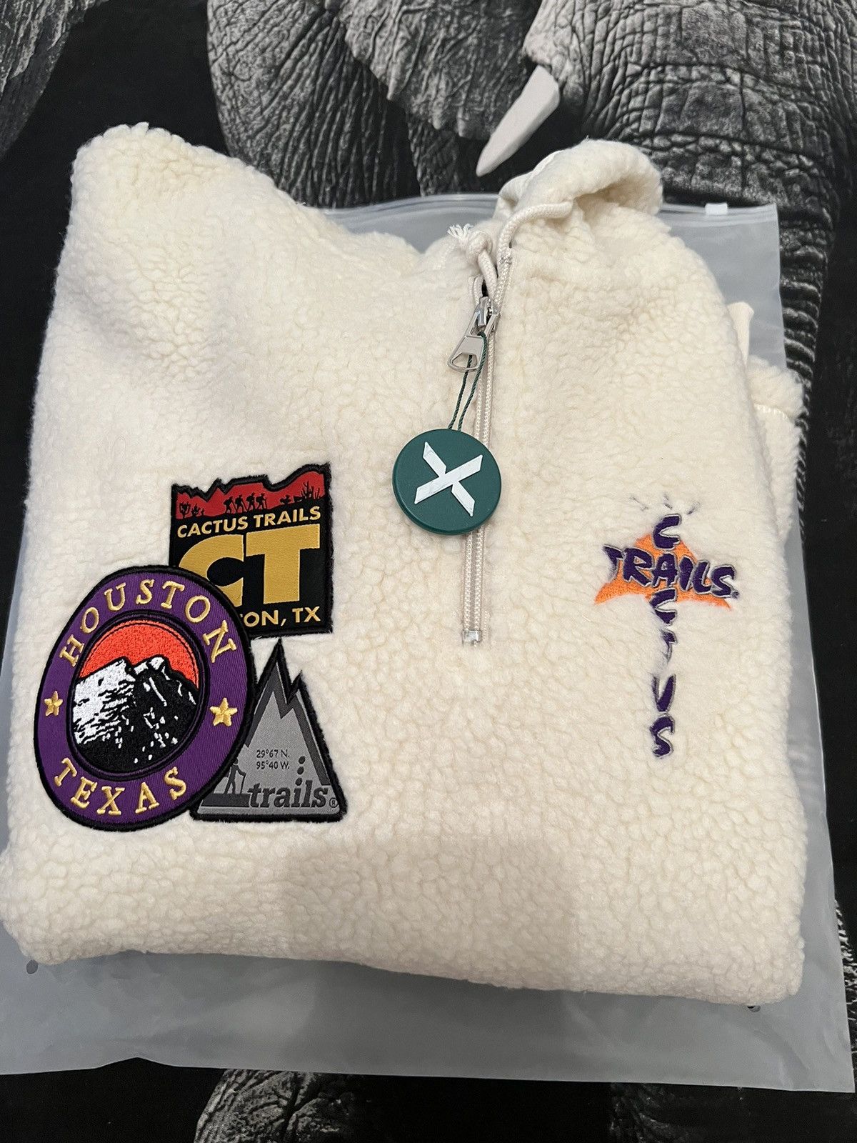 Travis Scott Cactus Trails Half Zip Sherpa Hoodie