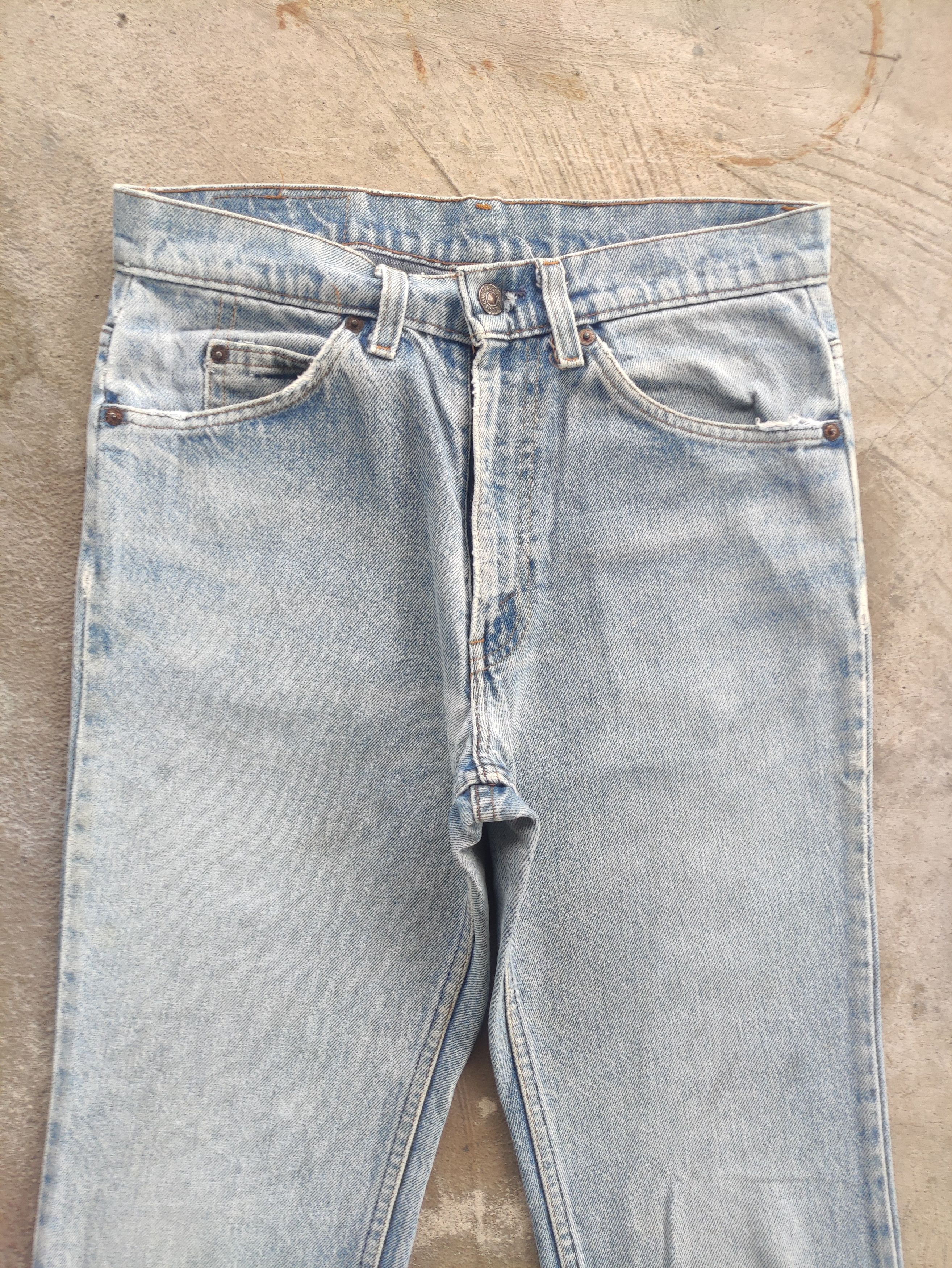 Levi's Vintage Levis Flare Jean Distressed Faded Denim Pants Size US 30 / EU 46 - 3 Thumbnail