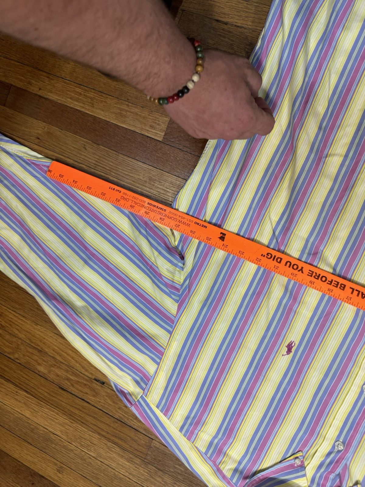 Polo Ralph Lauren × Vintage Vintage Polo Ralph Lauren Striped Button Up Shirt Size US XL / EU 56 / 4 - 6 Thumbnail