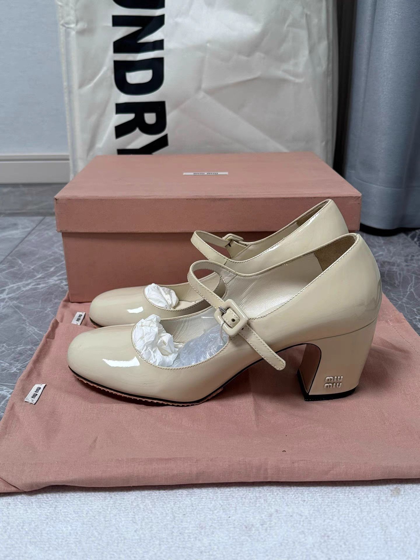 Miu Miu MiuMiu Mary Jane Heels K6 Size US 8.5 / IT 38.5 - 1 Thumbnail