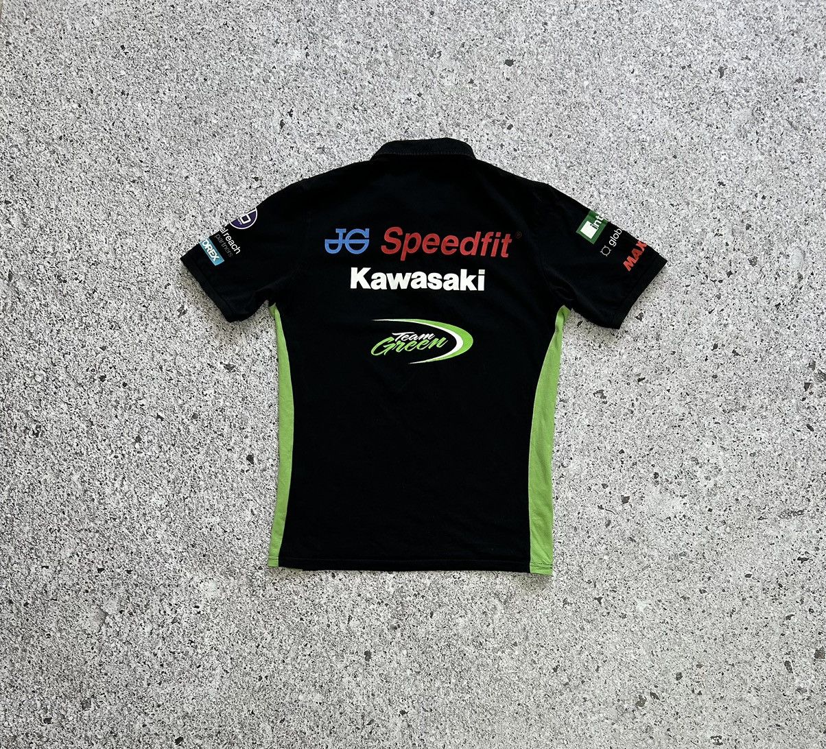 Vintage Motorcycle Kawasaki Dams Global Reach Partners T-Shirt Size US M / EU 48-50 / 2 - 4 Thumbnail