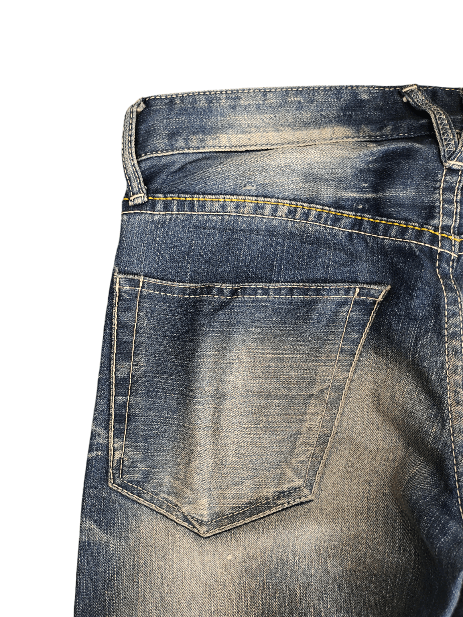 A.F.F.A. × Undercover Vanquish Clawmark Distress Faded Painted Jeans Slim Fit Size US 29 - 13 Thumbnail