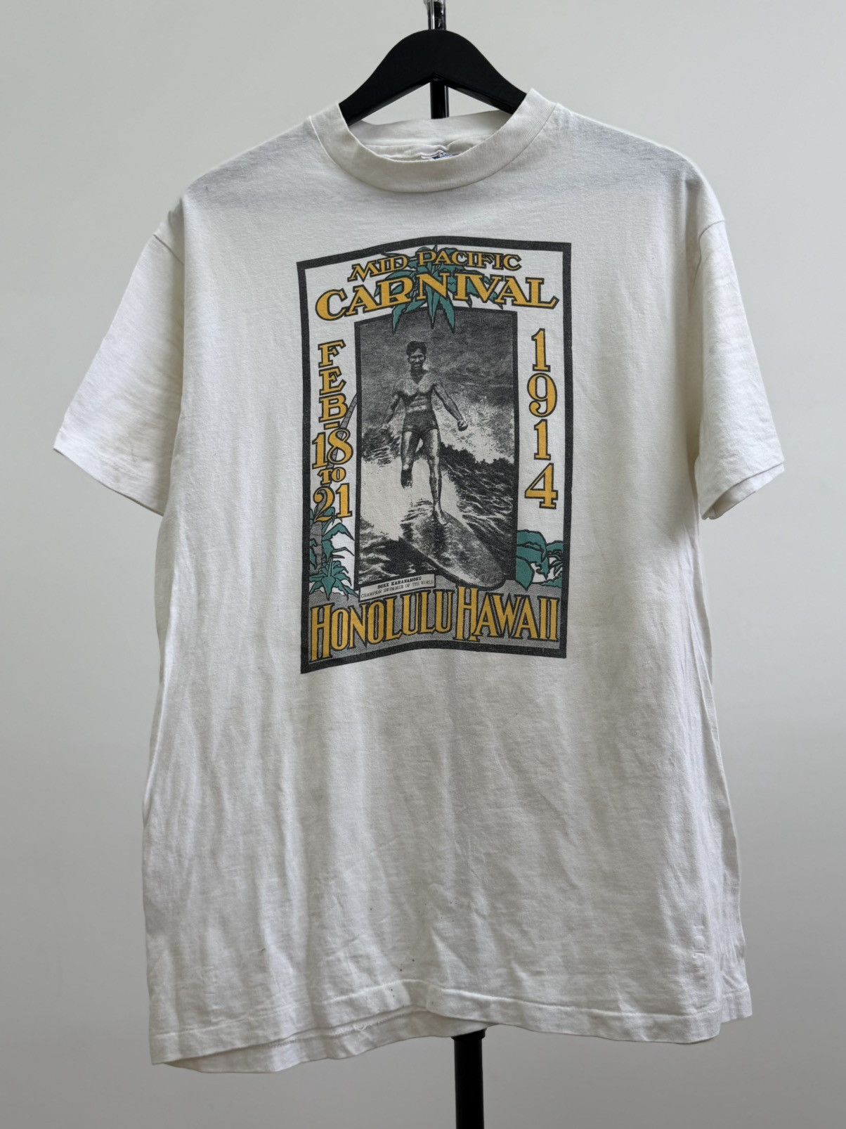 Other 90s Vintage Hawaii Champion Surf Swimmer Surfer T-Shirt Y2K Size US M / EU 48-50 / 2 - 2 Thumbnail