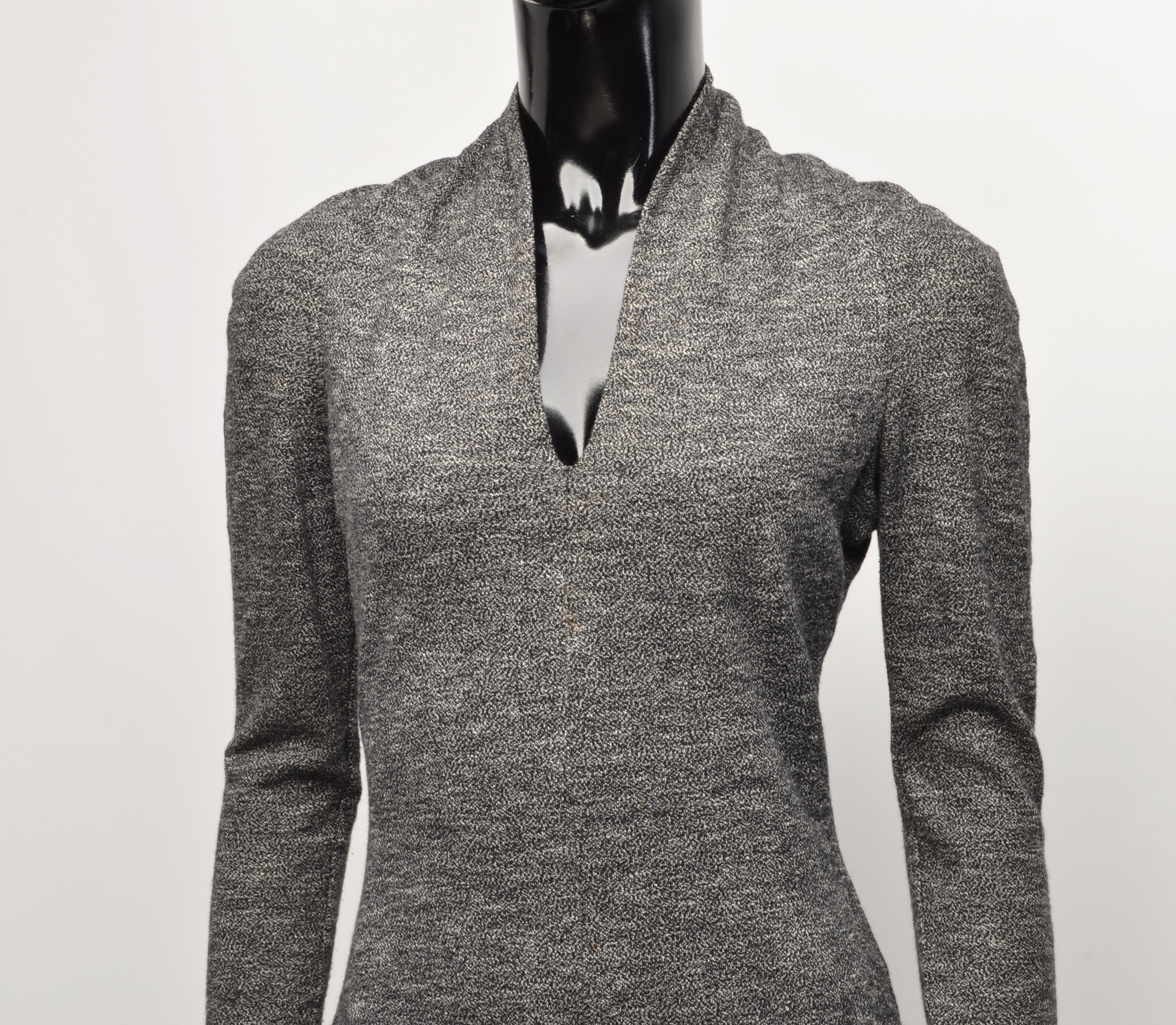 Alexander McQueen Alexander McQueen Wool Bodycon Dress Size S / US 4 / IT 40 - 2 Thumbnail