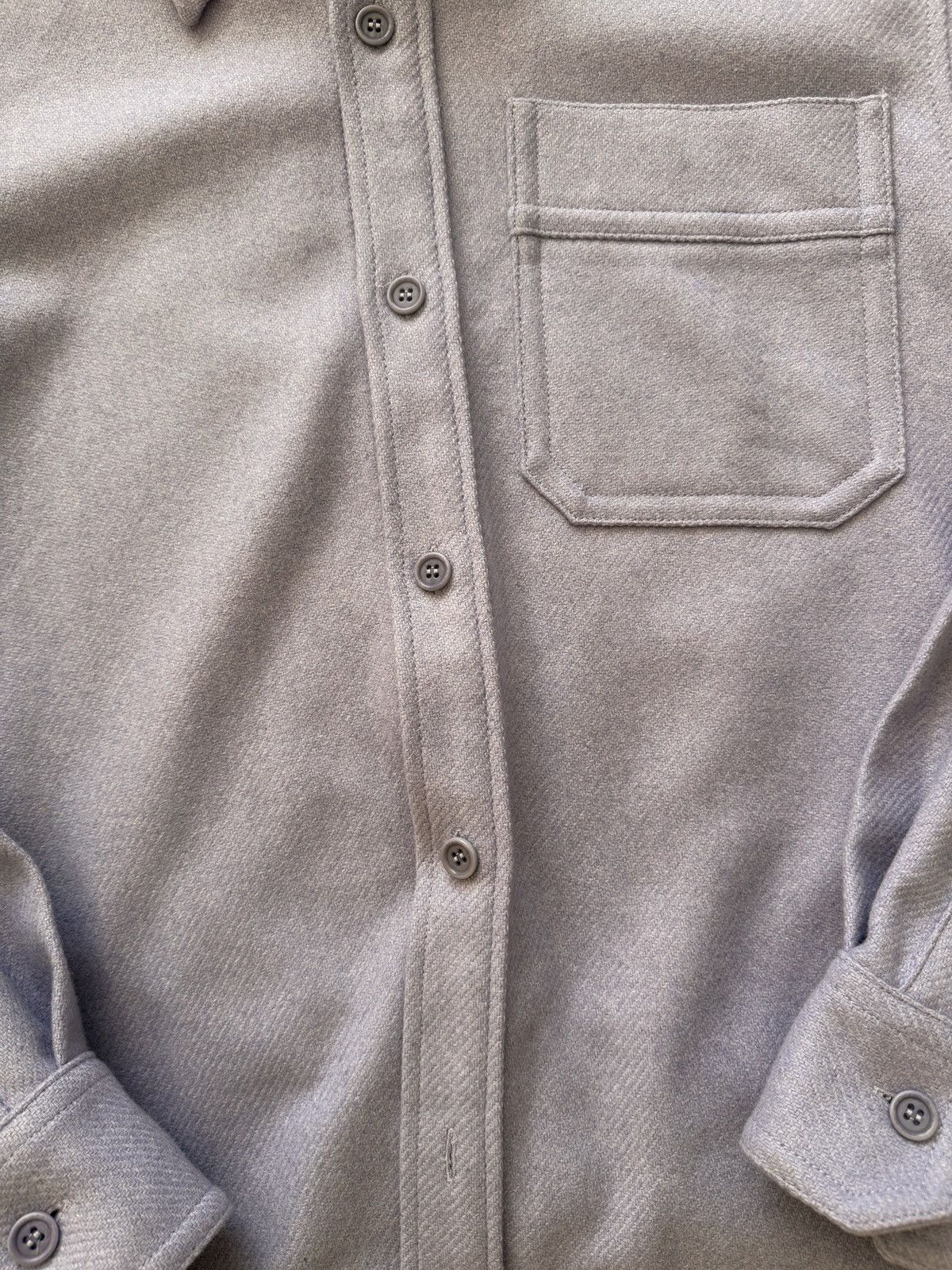 A.P.C. A.P.C. Basile Wool Yarn Dyed Oversized Shirt Jacket Violet Size US S / EU 44-46 / 1 - 3 Thumbnail