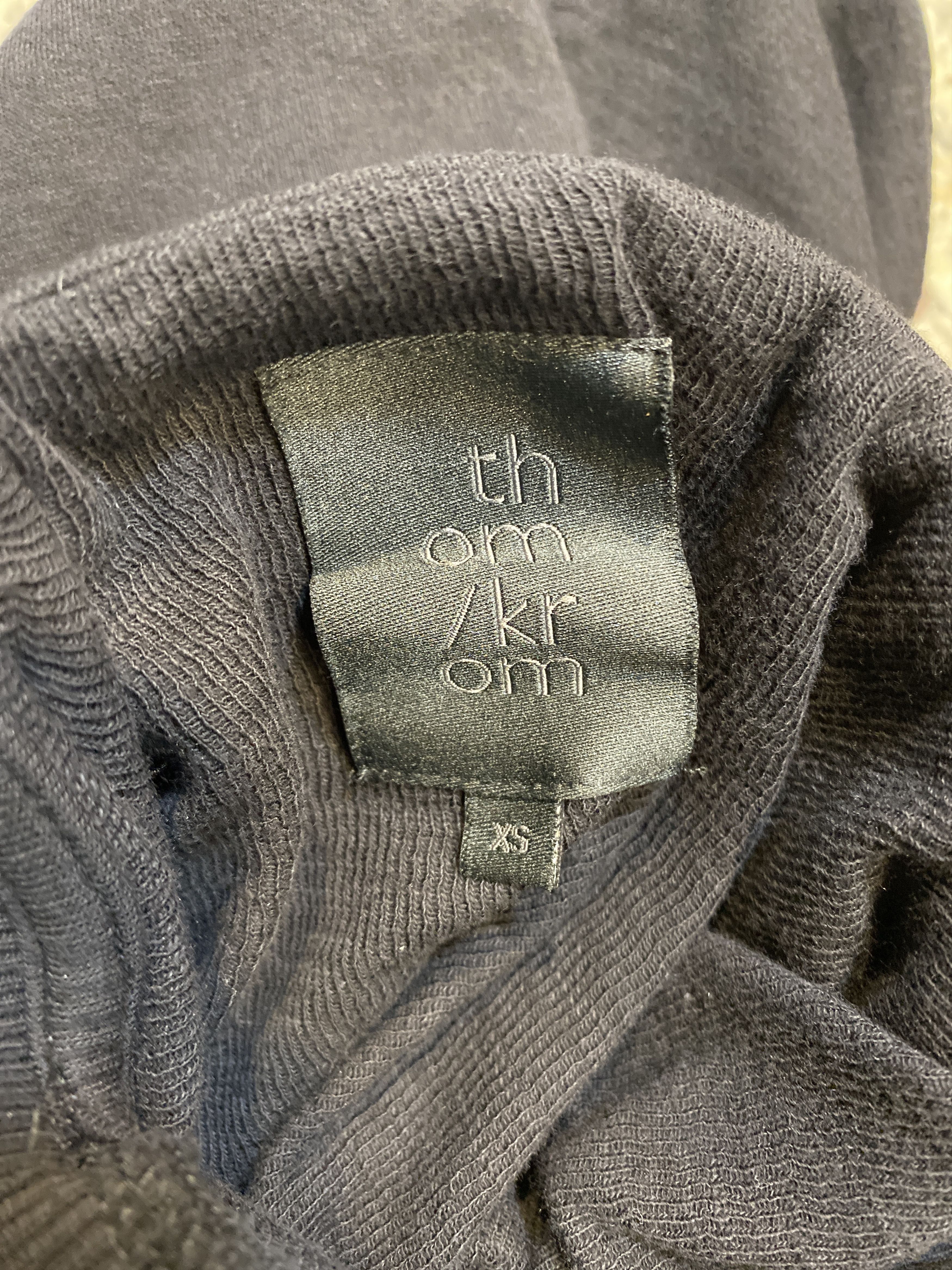 Thom Krom Thom Krom Relaxed Mock Neck Cotton Sweatshirt Size XS / US 0-2 / IT 36-38 - 5 Thumbnail