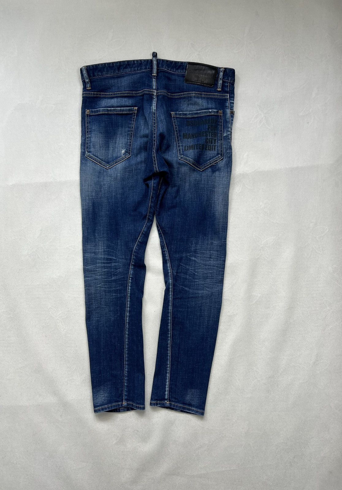 Dsquared2 Pants Dsquared2 x Manchester City Limited Edition Denim Size US 34 / EU 50 - 1 Thumbnail