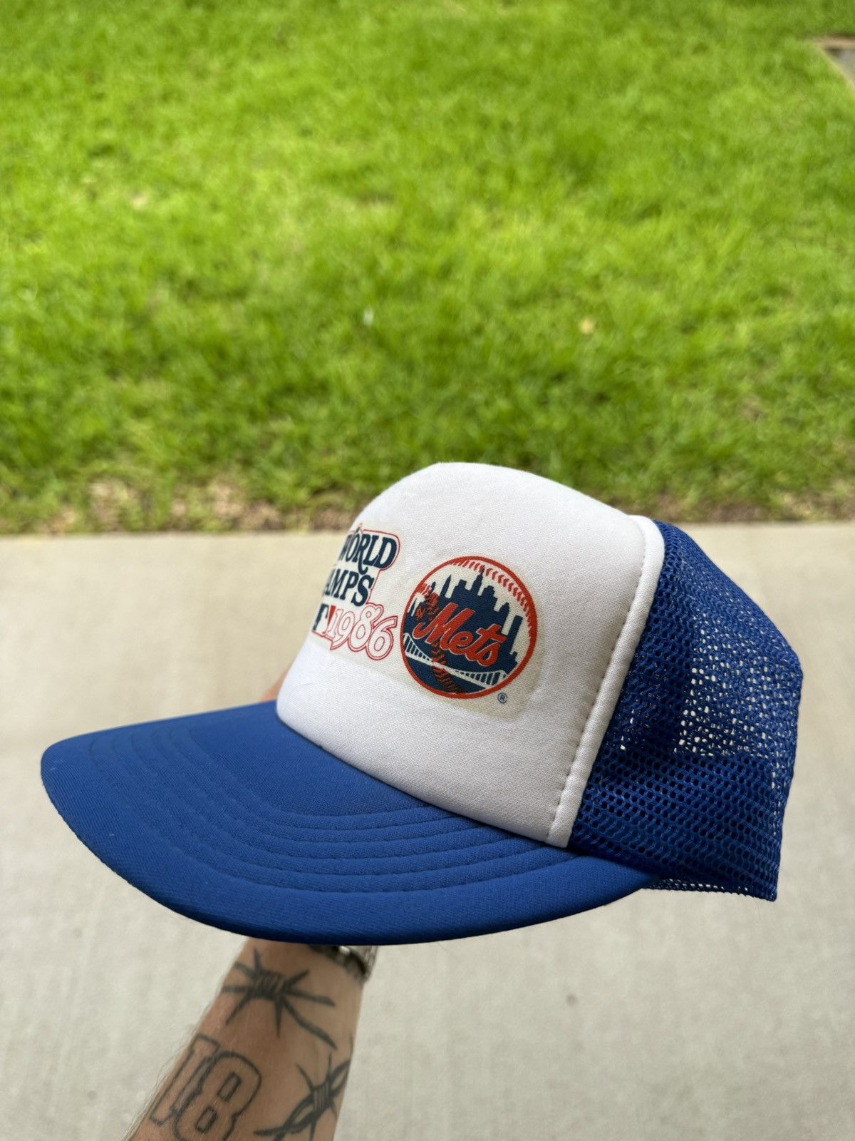 Vintage Vintage New York Mets 1986 World Series Snapback Size ONE SIZE - 3 Thumbnail