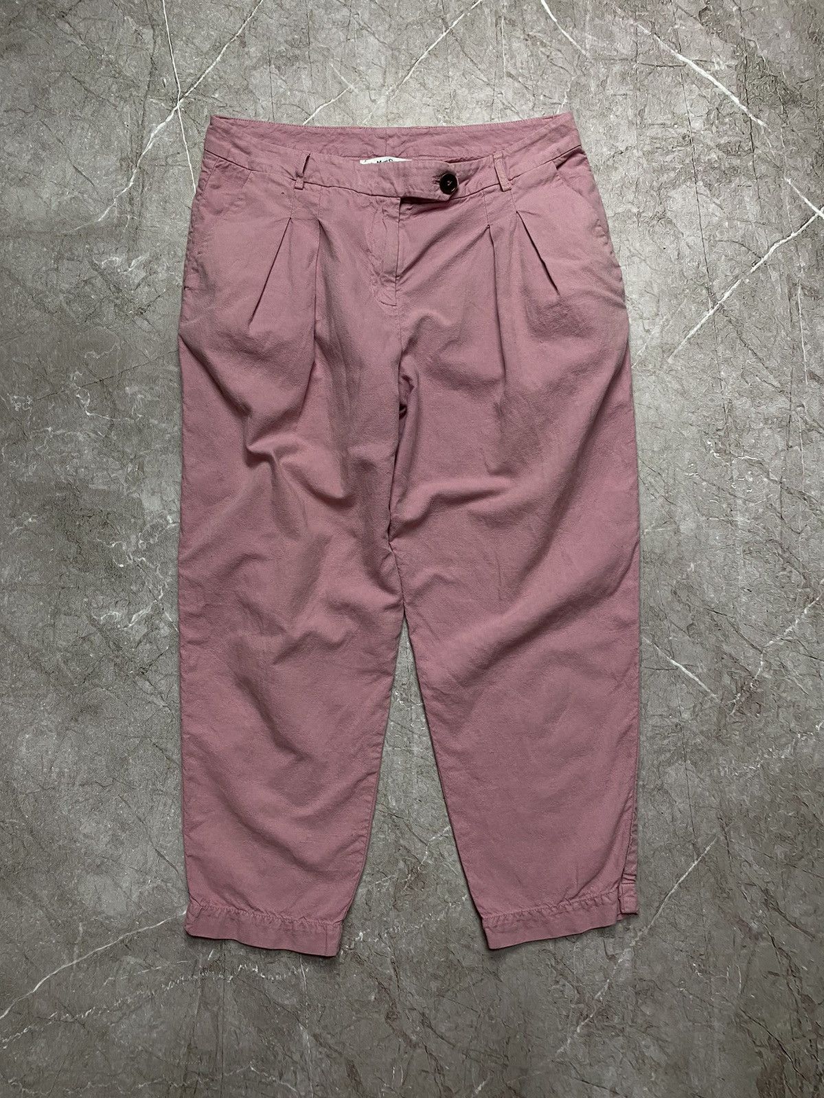 YMC Striped Woven Button Fly Baggy Pants Size M Size US 32 / EU 48 - 1 Thumbnail