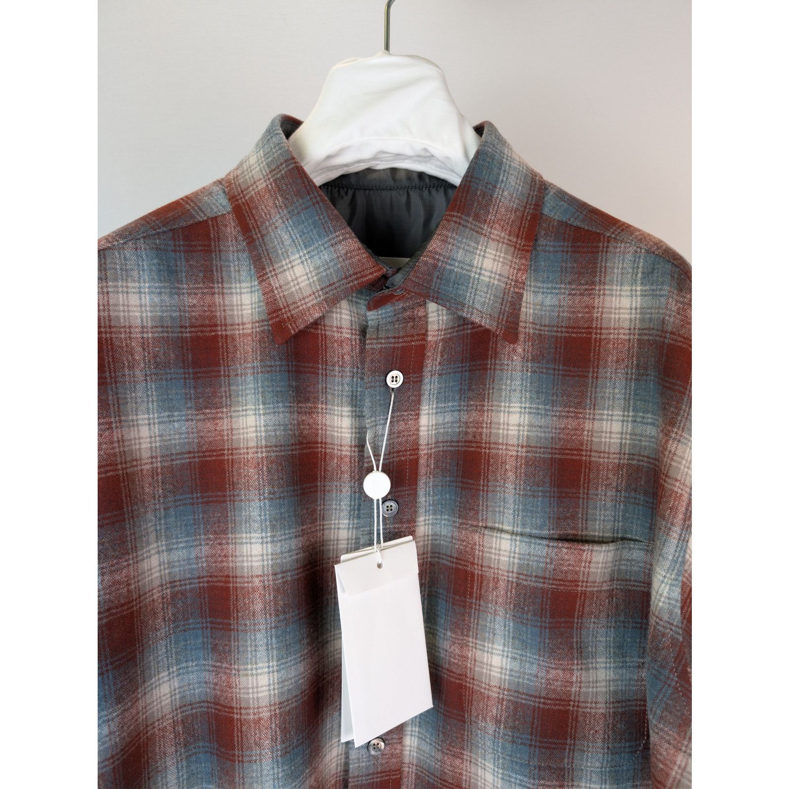 Maison Margiela × Pendleton o1rshd1 Pendleton Checked Wool Button up Shirt in Rust Size US S / EU 44-46 / 1 - 7 Thumbnail