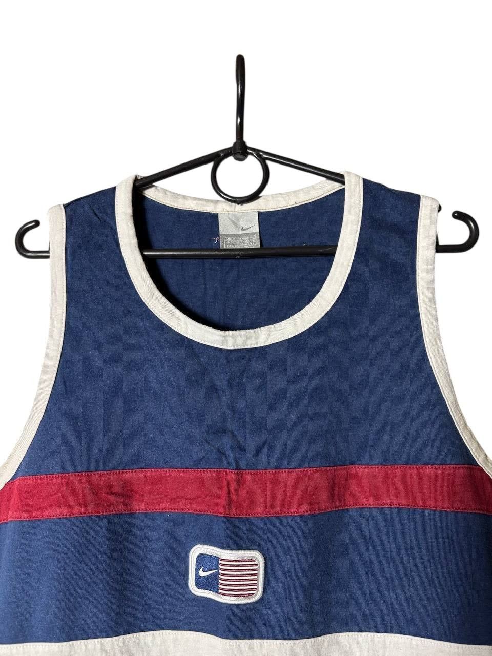 Nike 00's Vintage Nike USA Sleeveless Tee T-Shirt Size US M / EU 48-50 / 2 - 3 Thumbnail