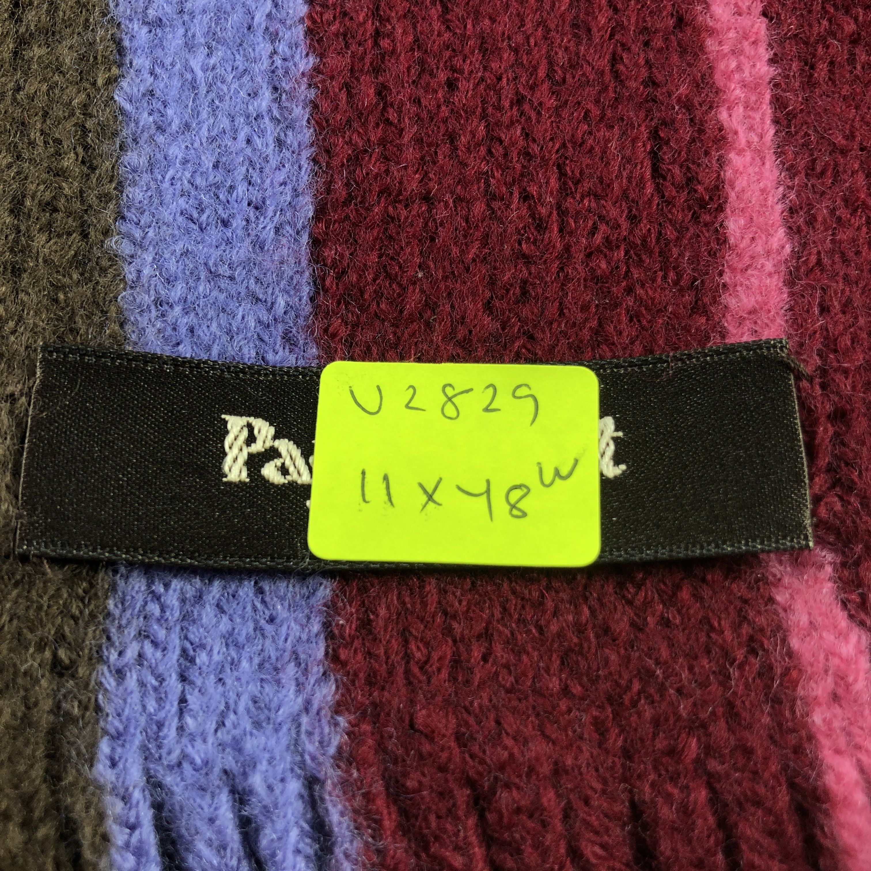 Paul Stuart Paul Stuart Wool Scarf Muffler V2829 Size ONE SIZE - 6 Thumbnail
