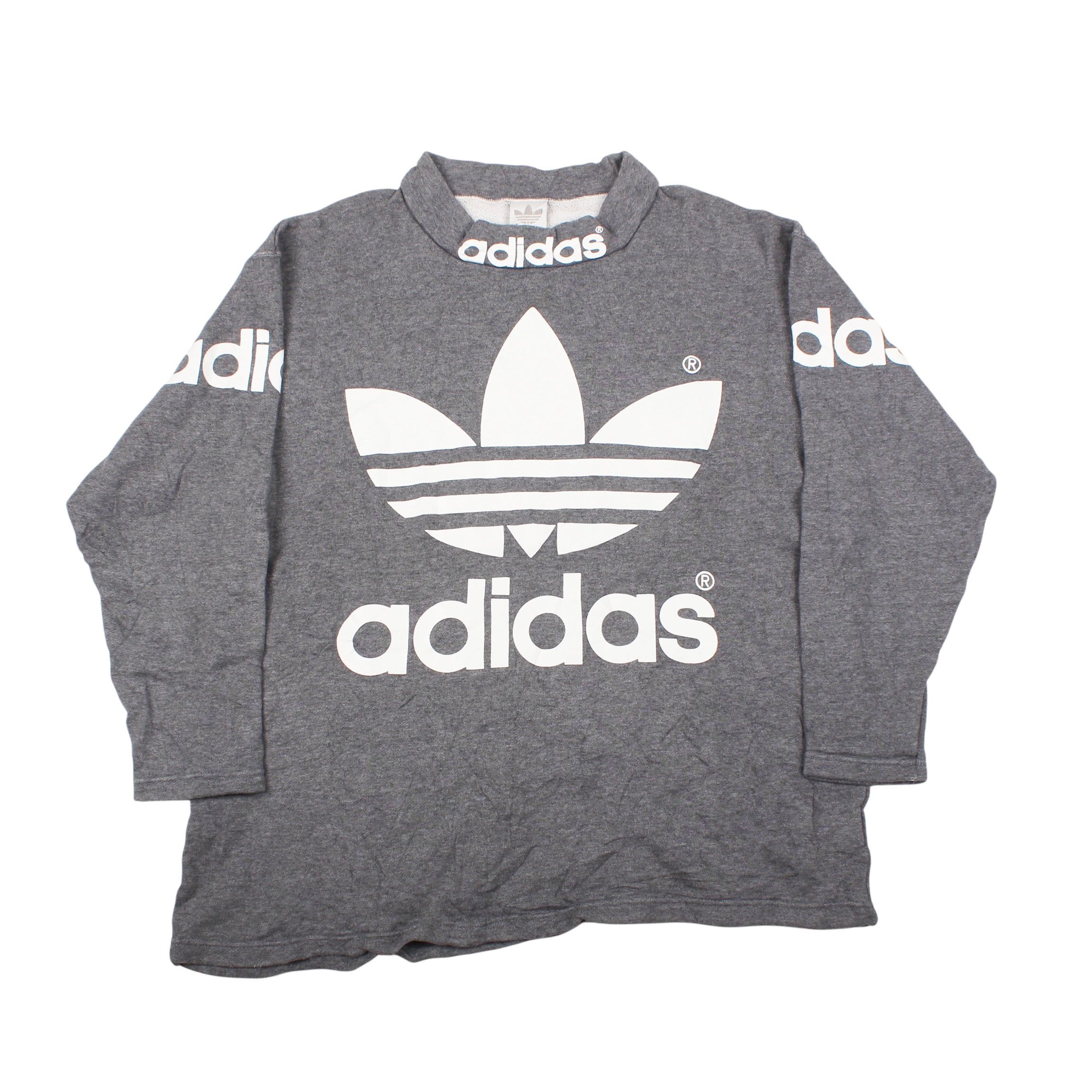 Adidas Trefoil Big Logo Sweatshirt Retro 90s