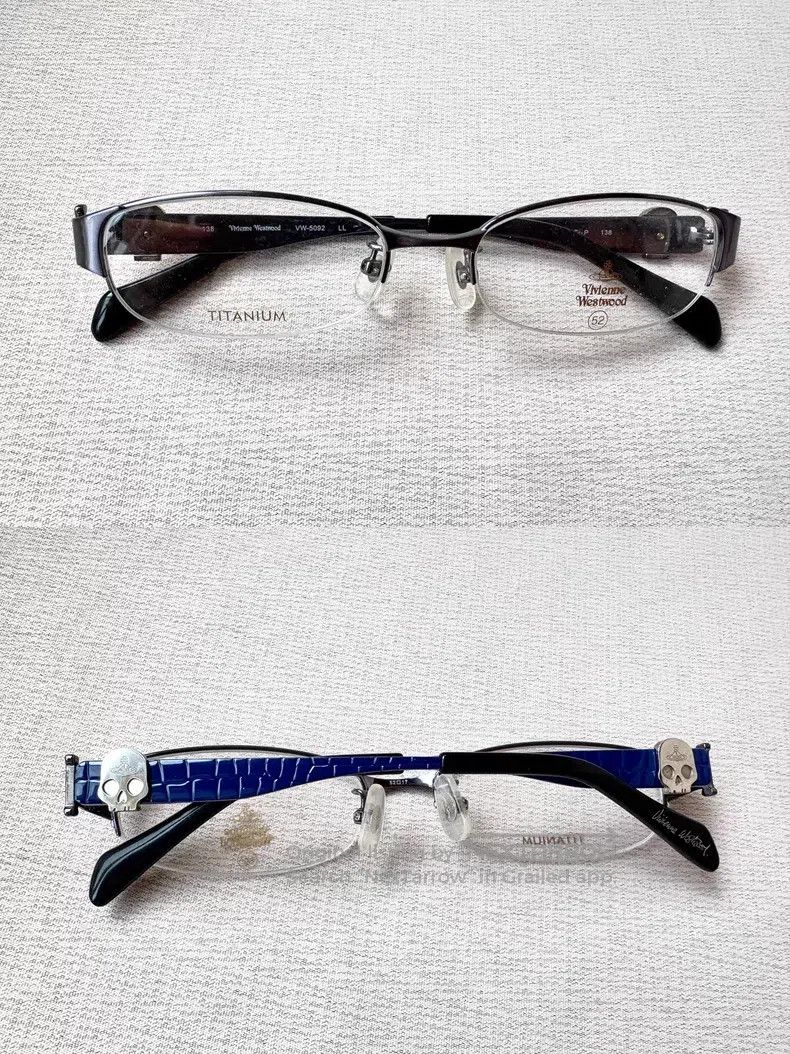 Vivienne Westwood Vivienne Westwood Vintage Skull Saturn Semi-Frame Glasses Size ONE SIZE - 3 Thumbnail