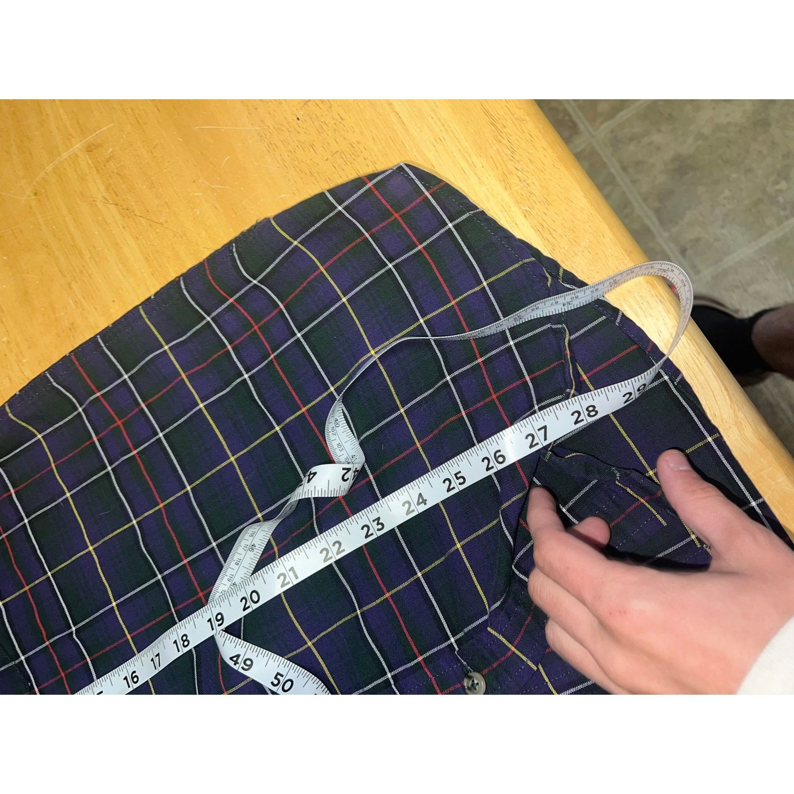 St. Johns Bay St Johns Bay Button Down Shirt Purple Plaid Long Sleeve M Size US M / EU 48-50 / 2 - 9 Thumbnail