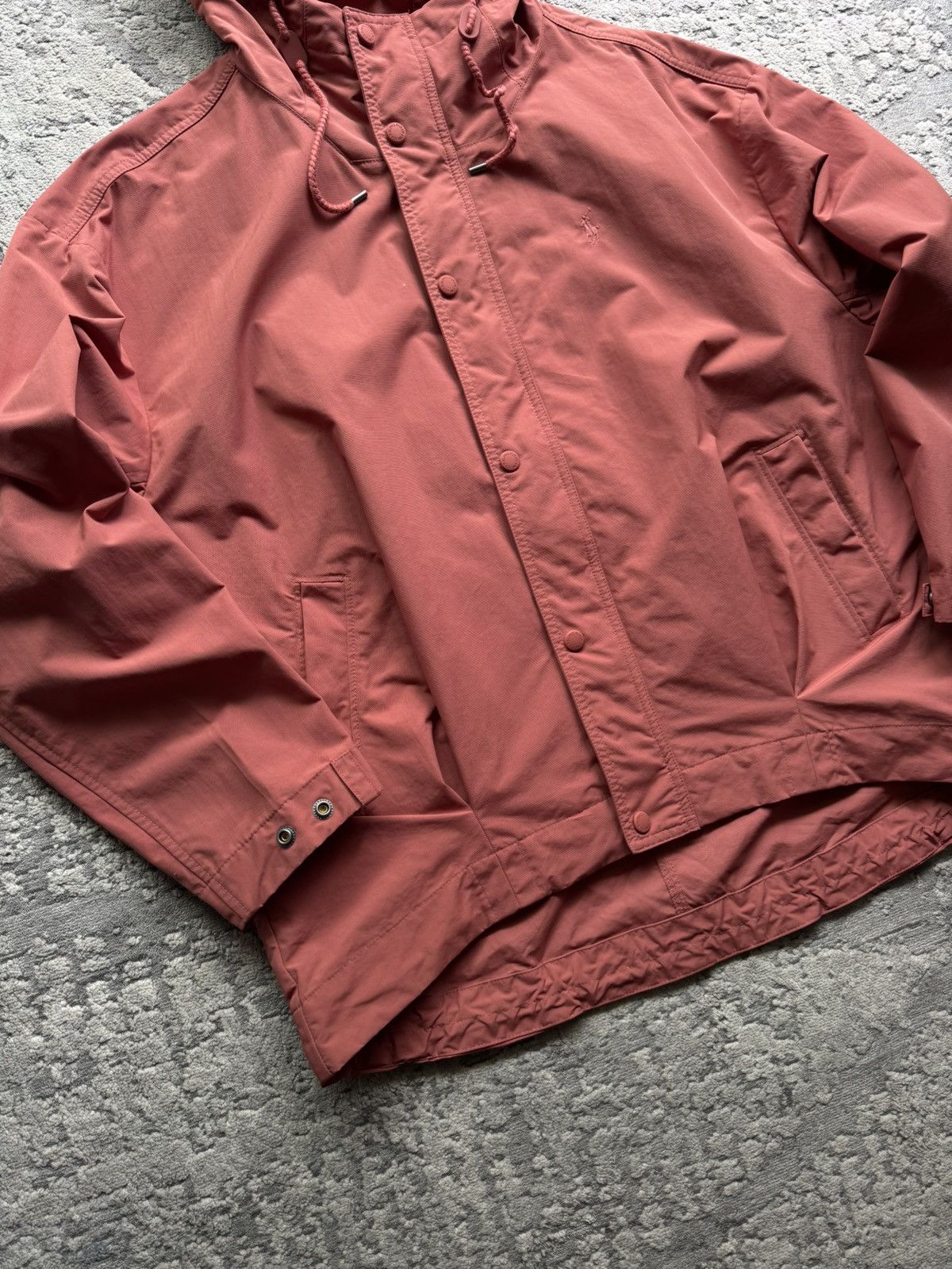 Polo Ralph Lauren Polo Ralph Lauren Peach Hooded Jacket Size M Size M / US 6-8 / IT 42-44 - 4 Thumbnail