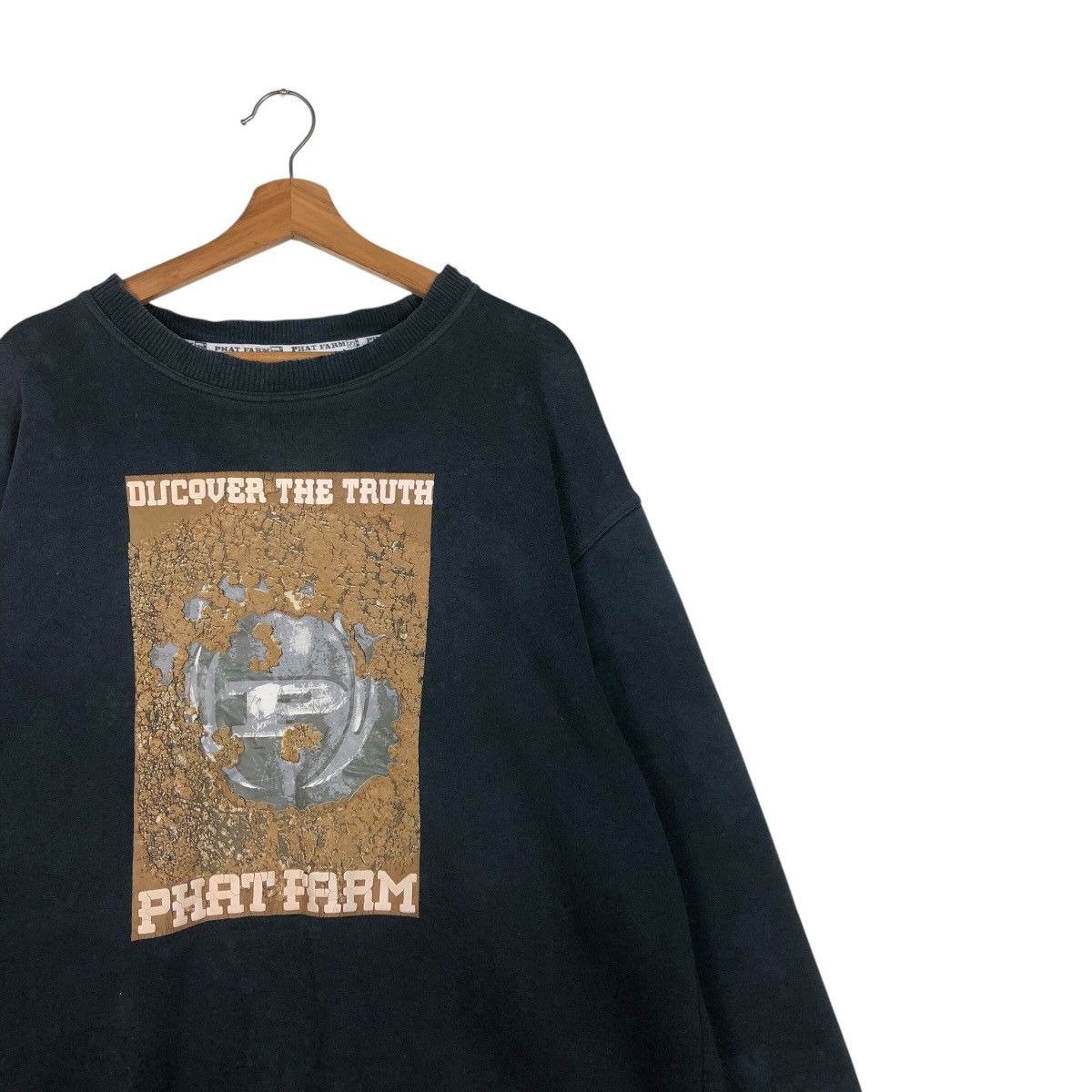 Japanese Brand 📌Vintage Sweatshirt Phat Farm Big Logo Issey Miyake Design Size US XL / EU 56 / 4 - 7 Thumbnail