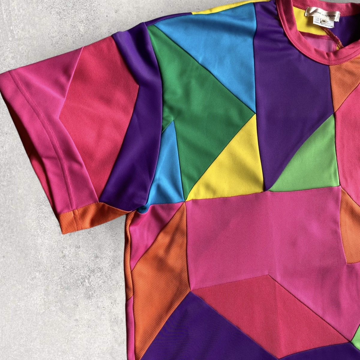 Comme des Garcons SS2024 Runway Patchwork Multi Color Oversize T Shirt Size US L / EU 52-54 / 3 - 3 Thumbnail