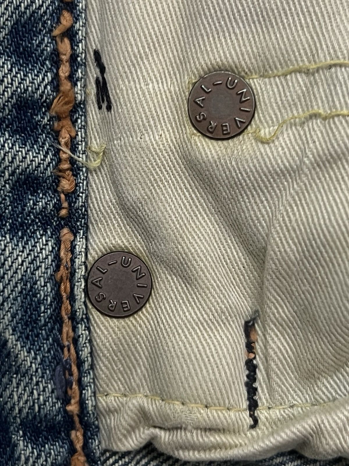 Full Count & Co. Vintage 00s Fullcount 1101-15 Selvedge Japanese Denim -W33 Size US 33 - 14 Thumbnail