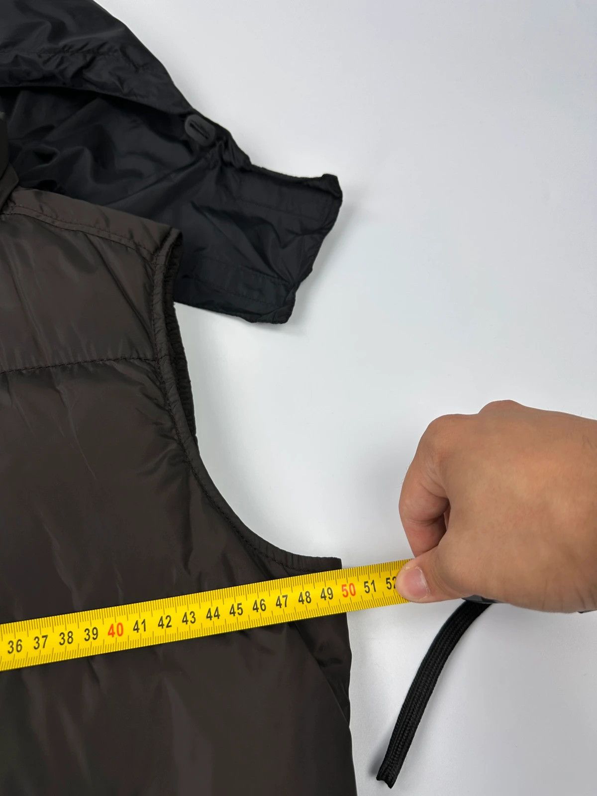 Prada Prada Sport FW01-05 Brown Puffer Vest Down Hooded Jacket Size L / US 10 / IT 46 - 16 Thumbnail