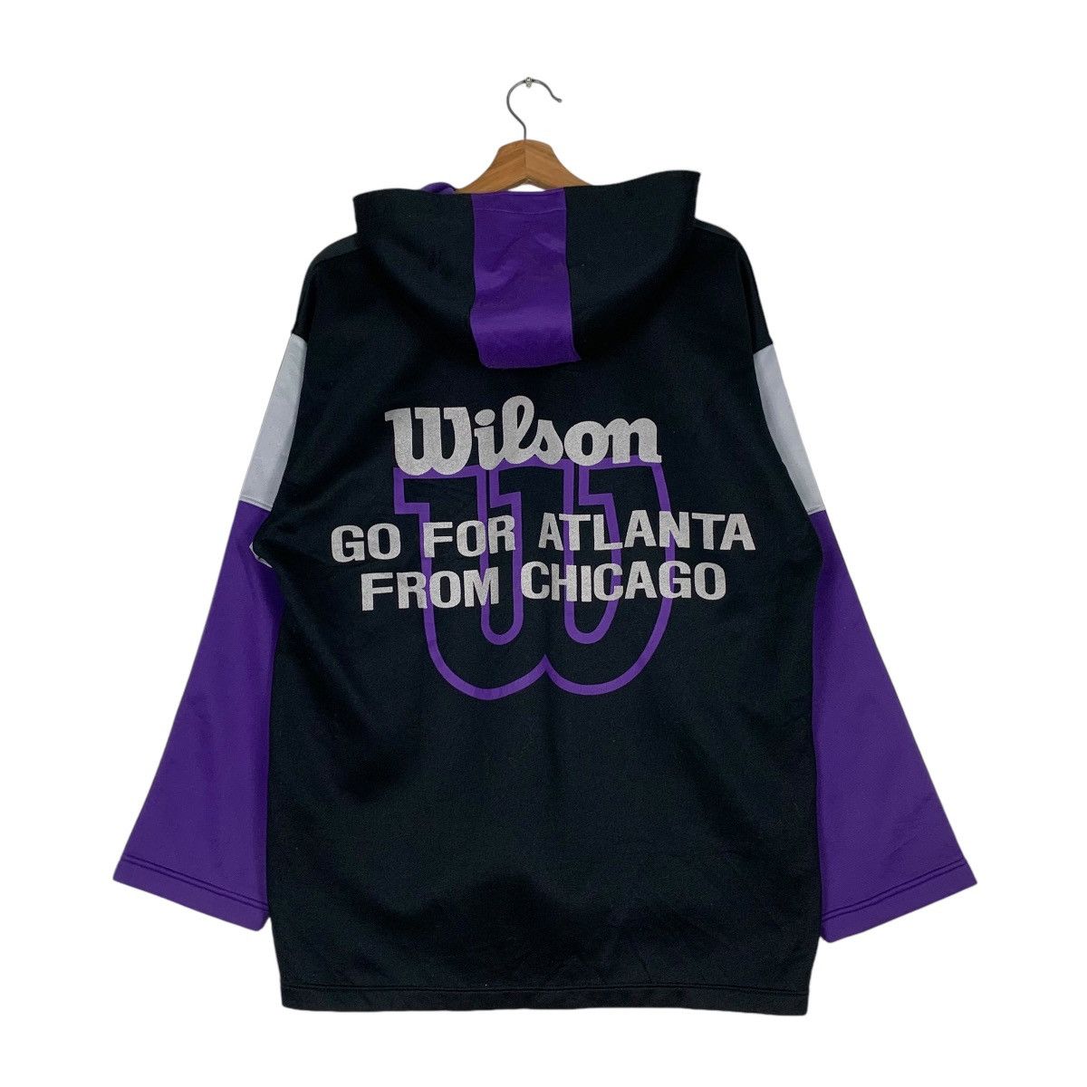 Wilson WILSON Big Logo Pullover Hoodies Polyester #1235-C56 Size US L / EU 52-54 / 3 - 7 Thumbnail