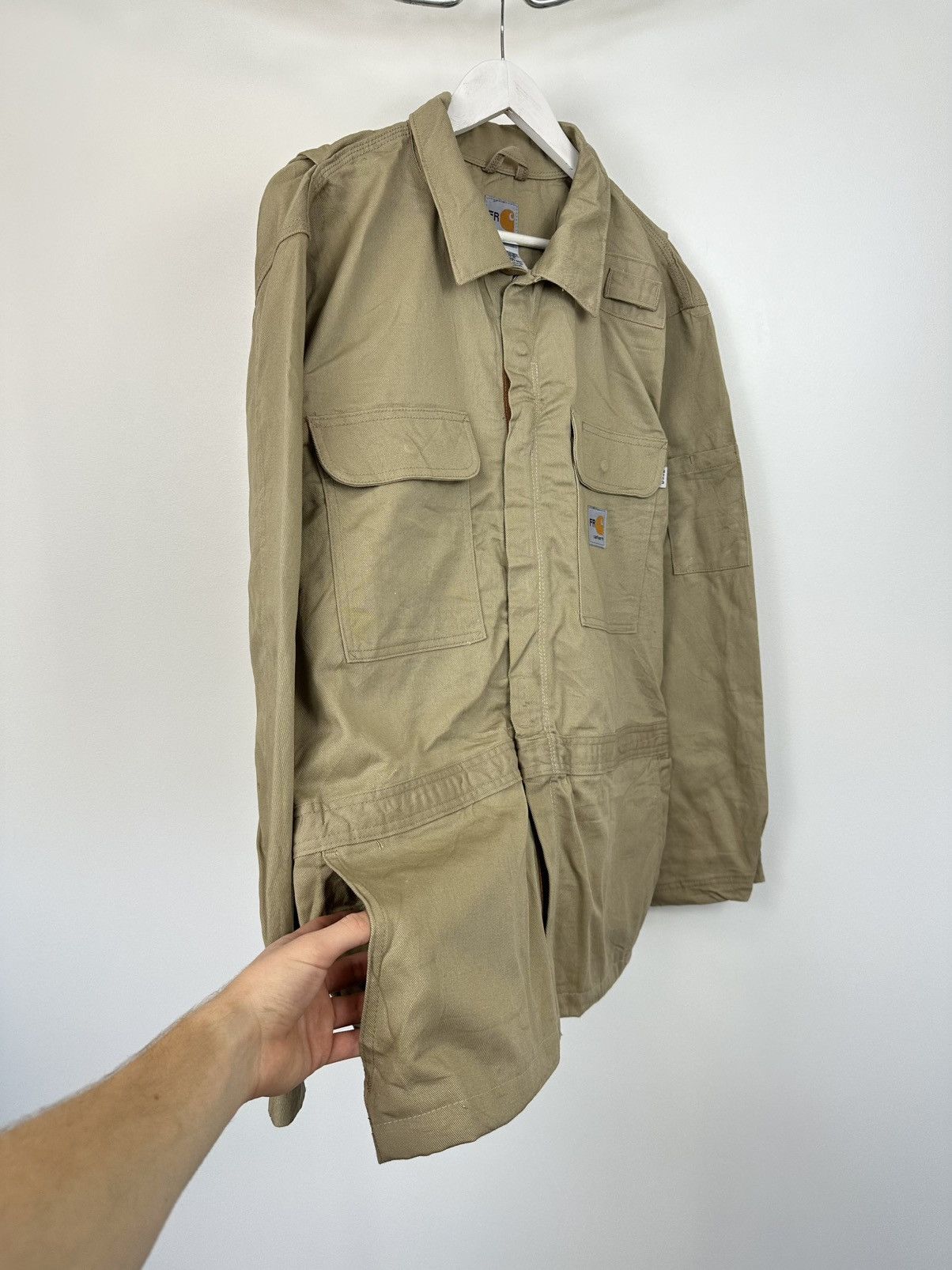 Carhartt Vintage Carhartt Flame Resistant Utility Work Detroit Jacket Size US XL / EU 56 / 4 - 6 Thumbnail