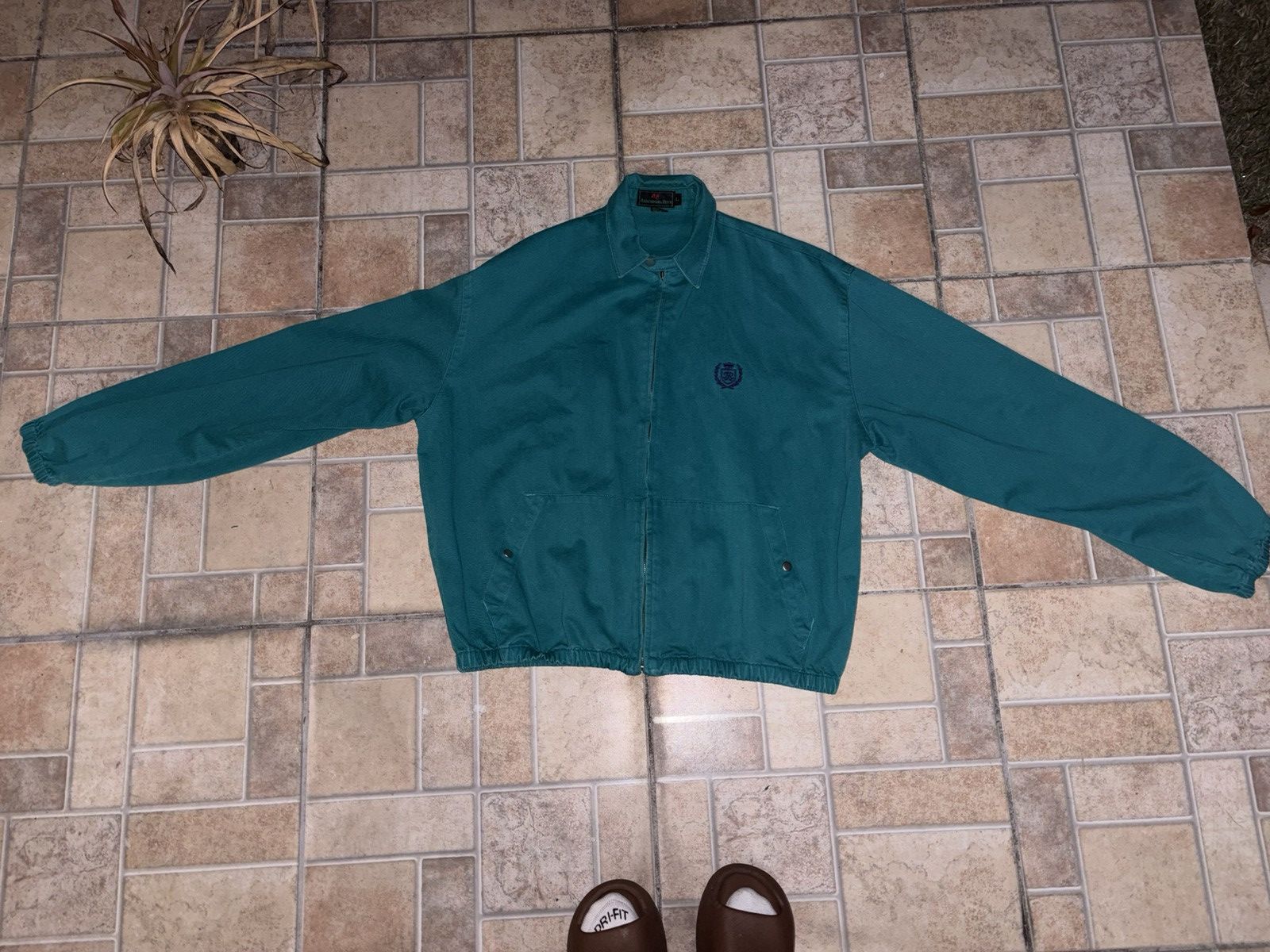 Abercrombie & Fitch VINTAGE 80’s Ambercombie Jacket In Teal W/ Purple Accents Size US L / EU 52-54 / 3 - 1 Thumbnail