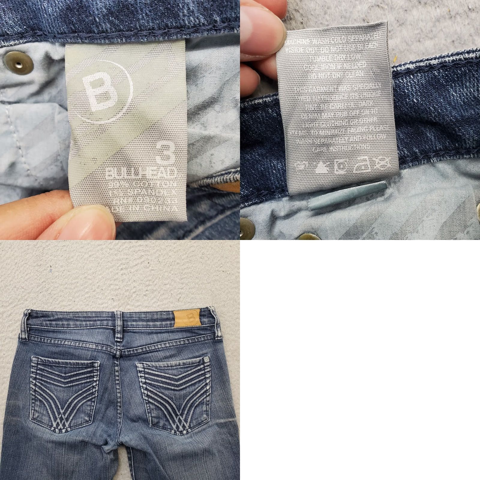Denime Bullhead Hermosa Jeans Womens 3 Blue Denim Stretch Medium Wash Super Skinny Leg Jeans Size 26" / US 2 / IT 38 - 8 Thumbnail