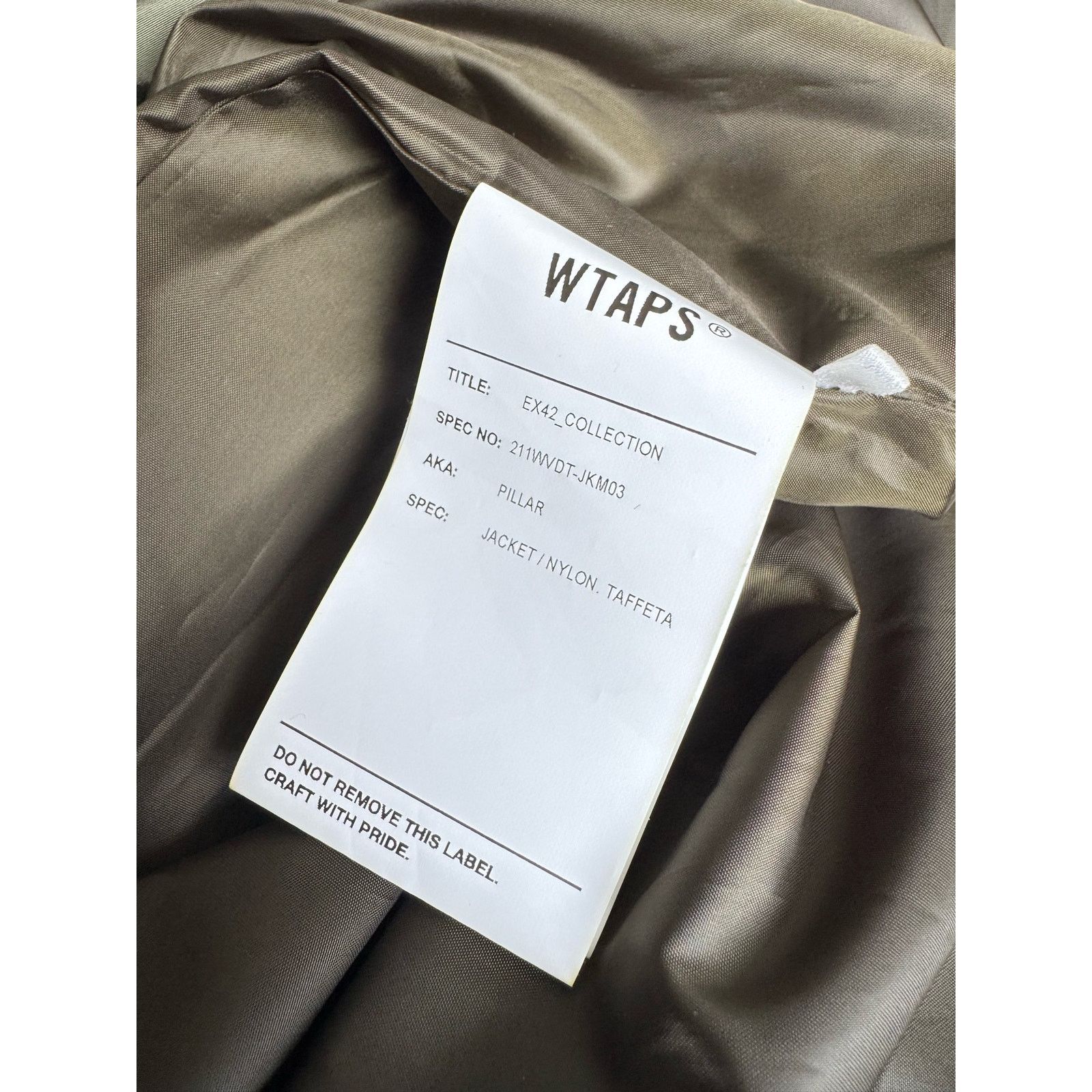 Wtaps Wtaps Pillar Hooded Jacket Olive Japanese Windbreaker Size US M / EU 48-50 / 2 - 7 Thumbnail