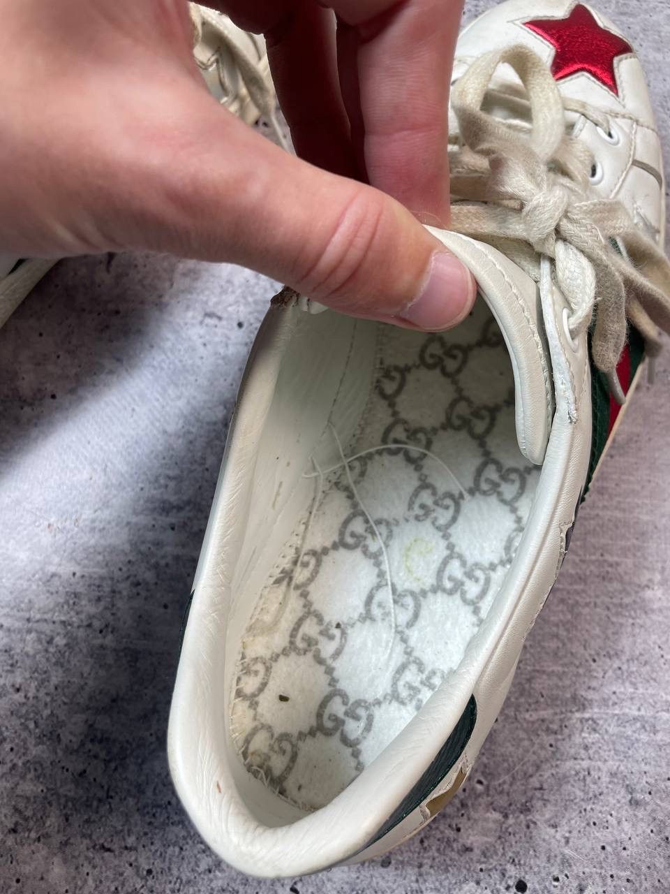 Gucci Gucci Ace Stars Low Top Sneakers Shoes Y2K Size US 7 / IT 37 - 9 Thumbnail