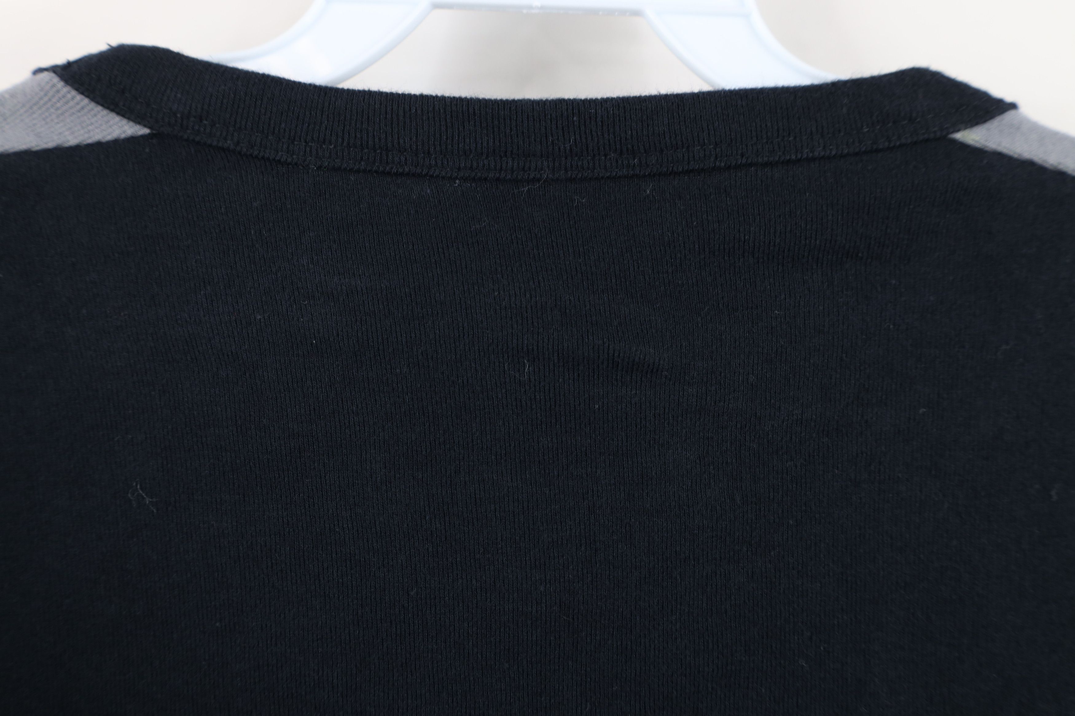 Express Vintage Express Block Ribbed Knit Long Sleeve T-Shirt Black Size US XL / EU 56 / 4 - 10 Thumbnail