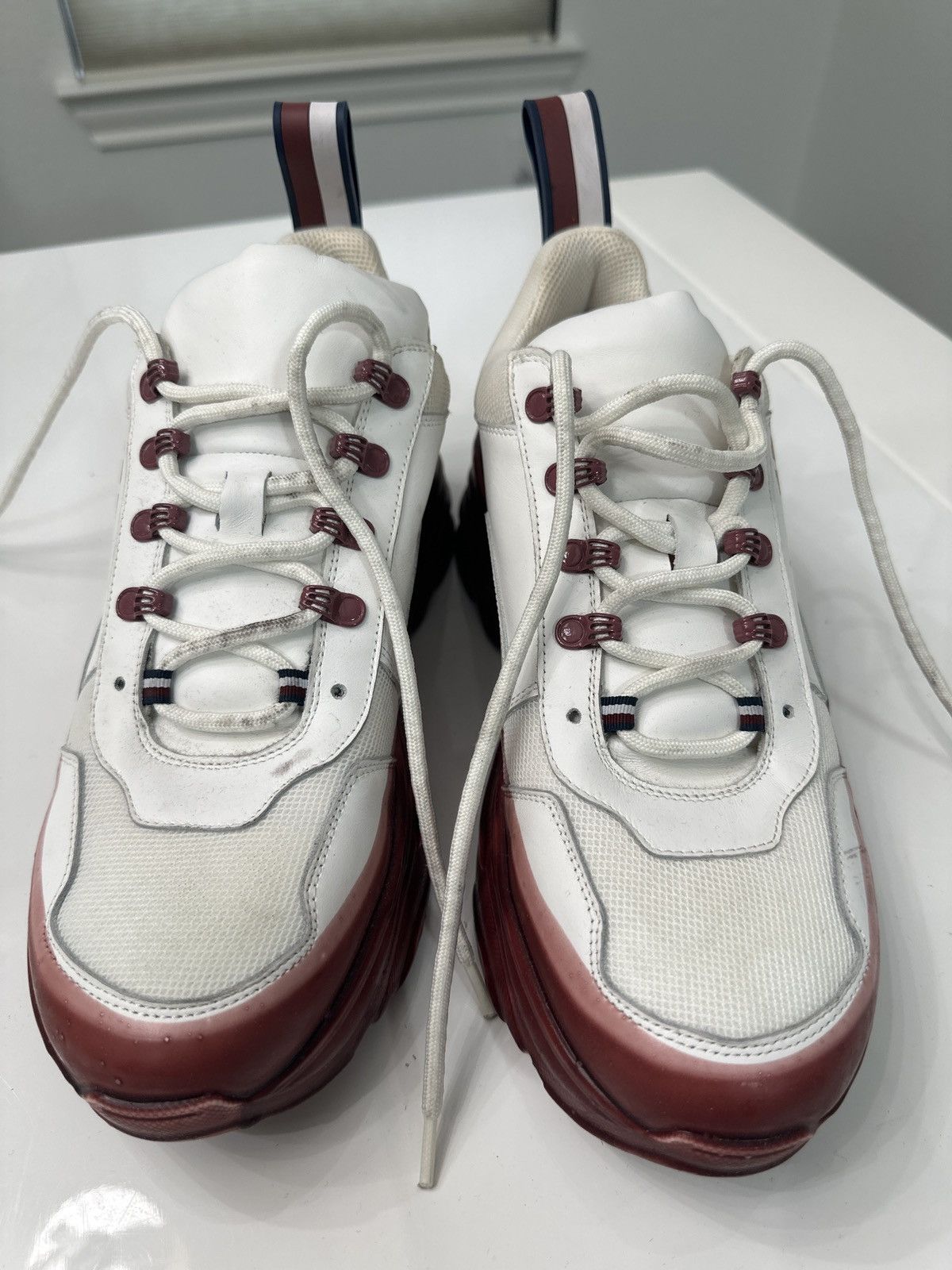 Tommy Hilfiger Tommy Hilfiger Hand-Dipped Chunky Crest Sneakers Size US 11 / EU 44 - 3 Thumbnail