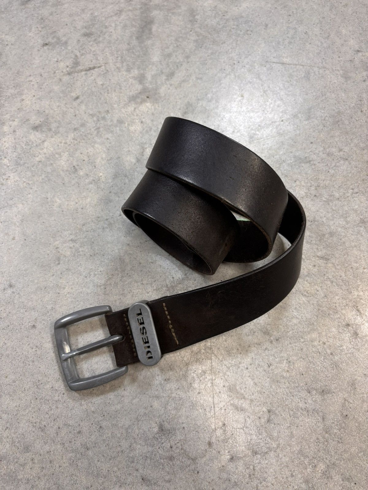 小物 rare y2k 00s archive DIESEL Leather Belt Diesel Belt Archive Y2K, 00s Vintage, Rare, G.O.A., Civilize