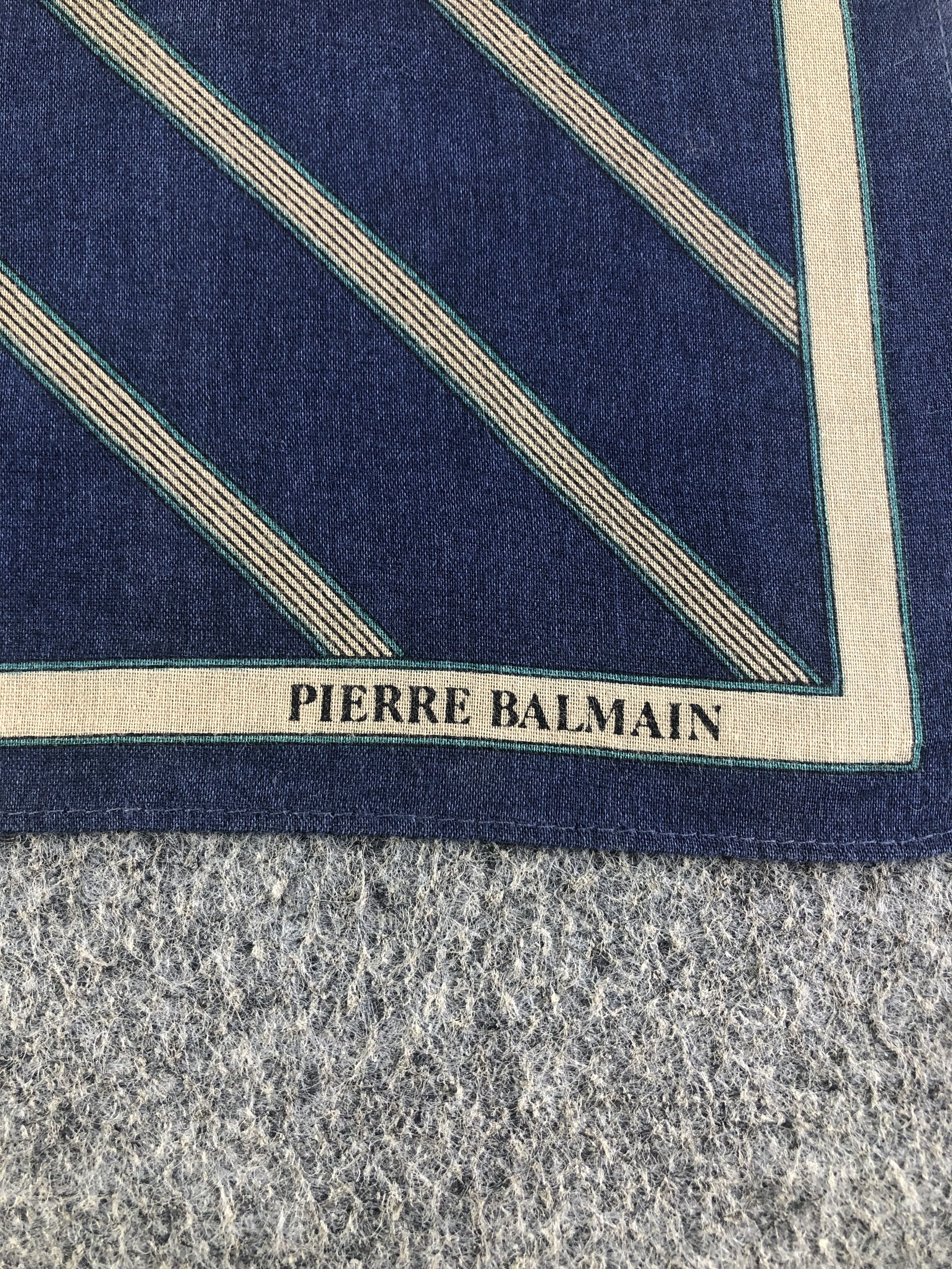 Pierre Balmain Pierre Balmain Handkerchief / Bandana / Neckerchief C511 Size ONE SIZE - 5 Thumbnail
