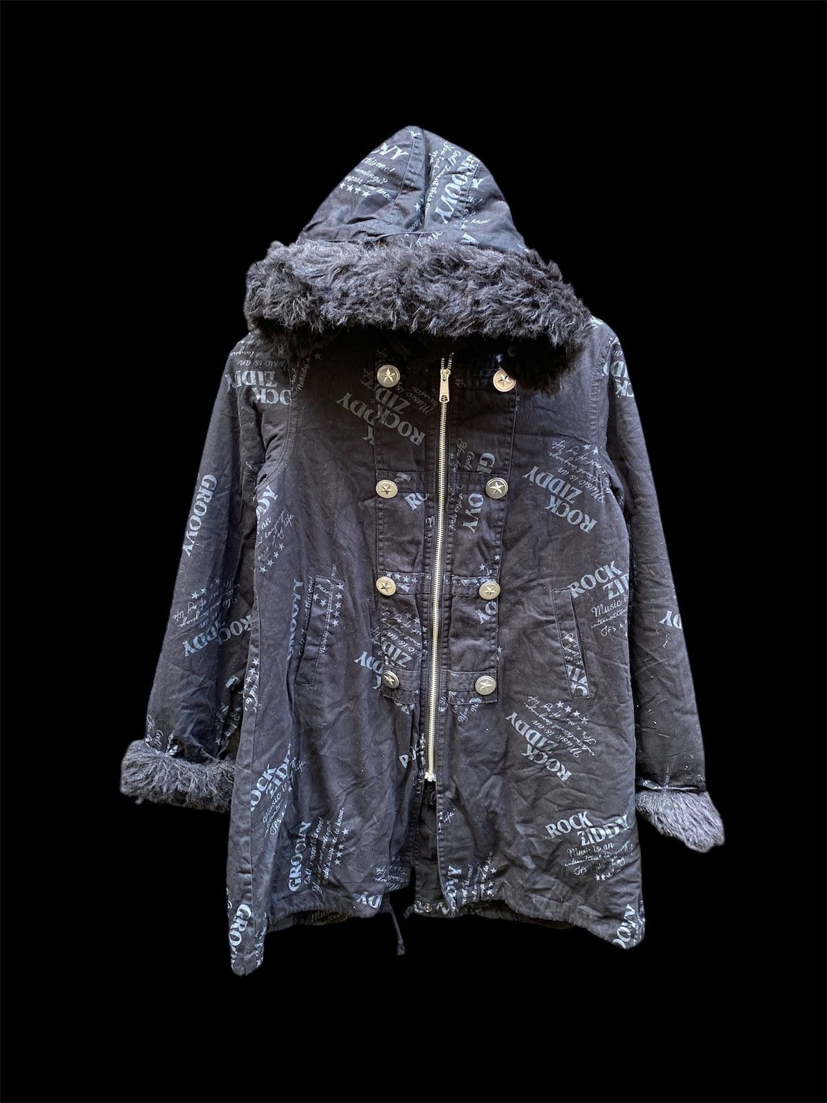 If Six Was Nine Japanese Ziddy Faux Fur Jacket Lgb Kmrii 14thaddiction Size US M / EU 48-50 / 2 - 2 Thumbnail