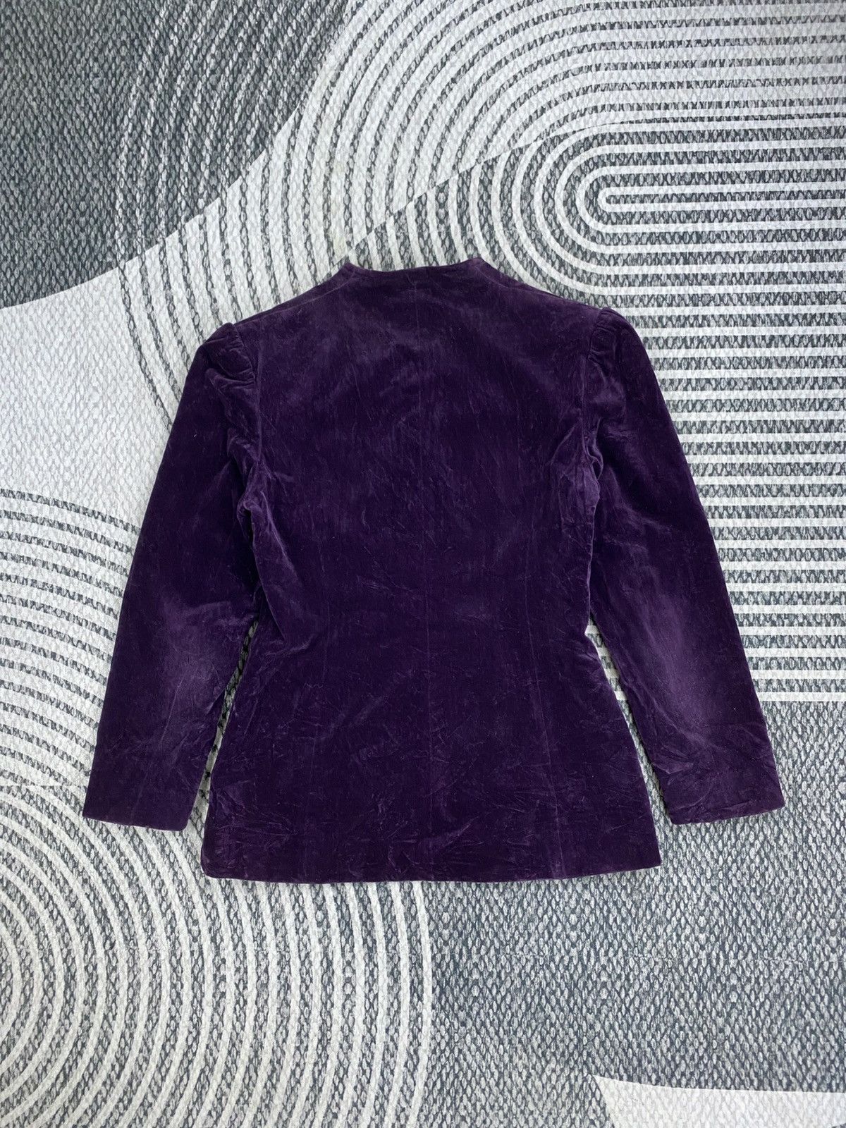 Givenchy Vintage Givenchy Boutiques Collection Velvet Zipper Jacket Size M / US 6-8 / IT 42-44 - 2 Thumbnail