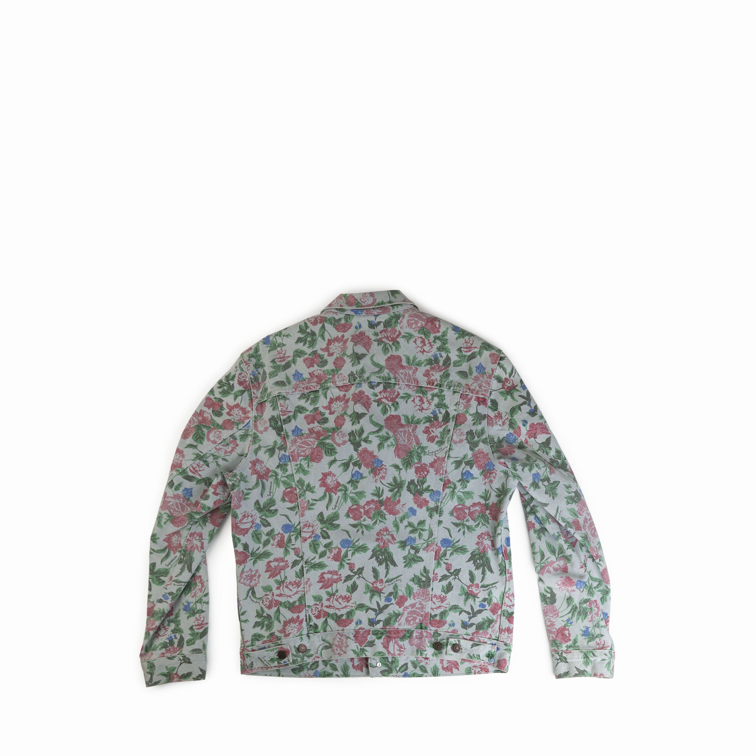 Levi's × Levi's Vintage Clothing × Supreme Supreme SS16 2016 Levi's Floral Denim Jacket Size US L / EU 52-54 / 3 - 2 Thumbnail
