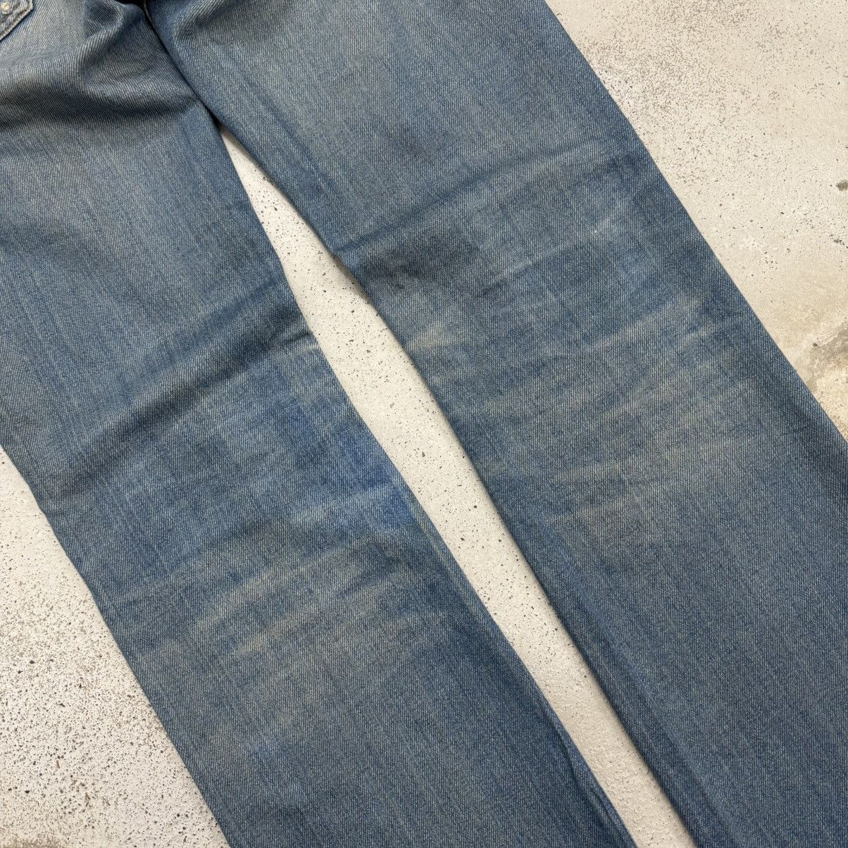 Diesel Diesel Industry Distressed Flare Bell Bottom Denim Pants Size 24" / US 00 / IT 34 - 12 Thumbnail