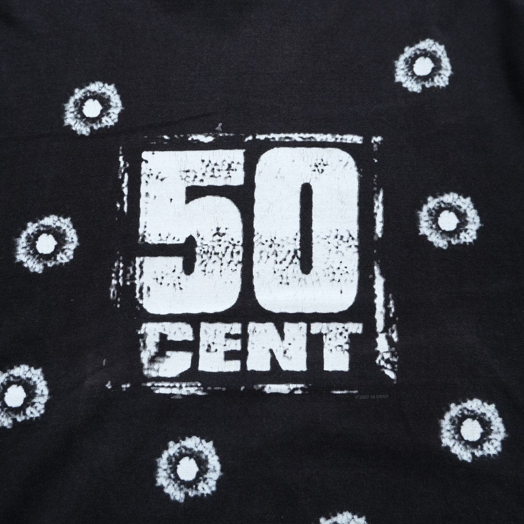 Rap Tees 2003 50 Cents Nine Bullets Holes Black Rap Tee Size US S / EU 44-46 / 1 - 4 Thumbnail