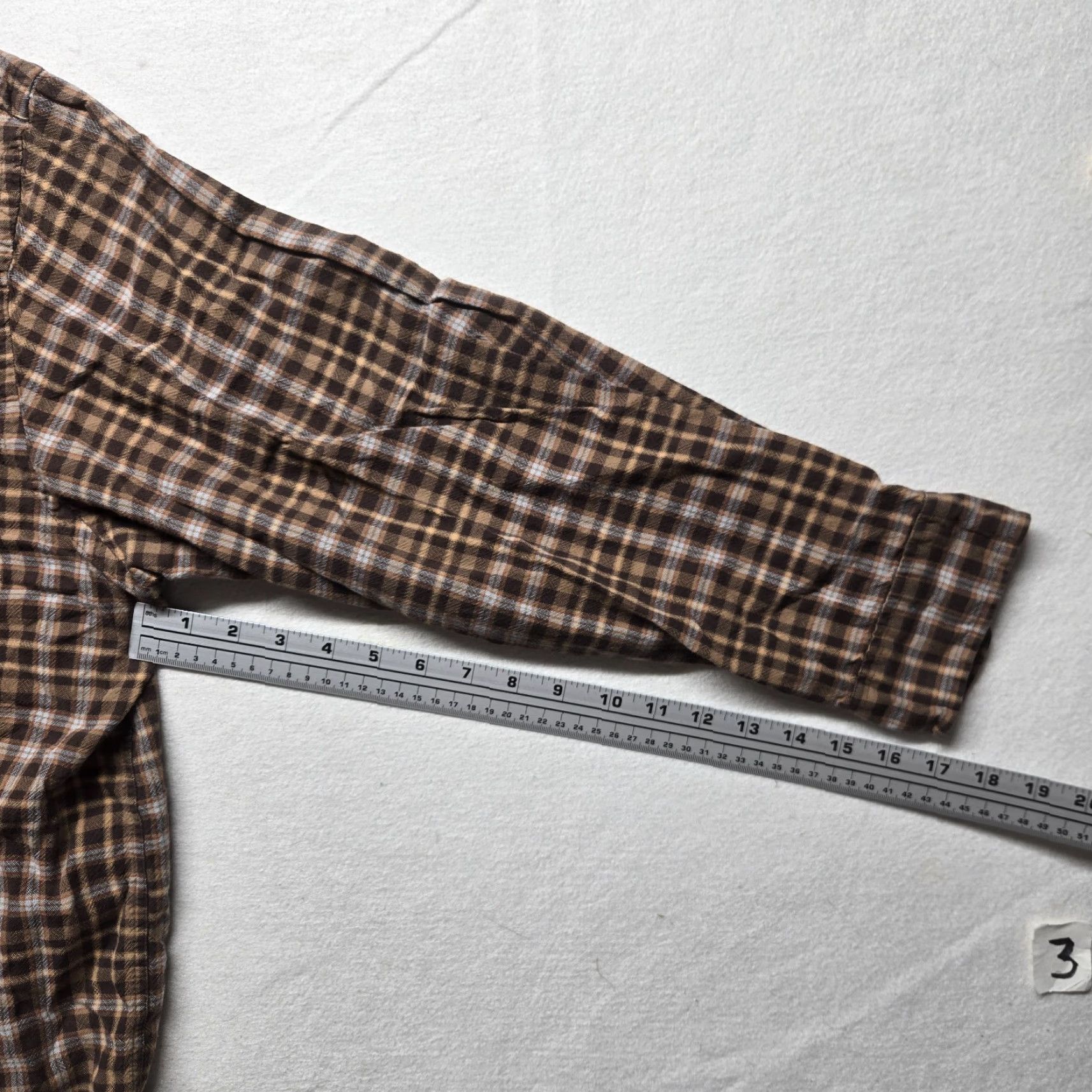 Vintage VINTAGE G.H. BASS & CO. Plaid Shirt Adult Men's Large Brown Casual Button-up Long Sleeve Size US XXL / EU 58 / 5 - 6 Thumbnail