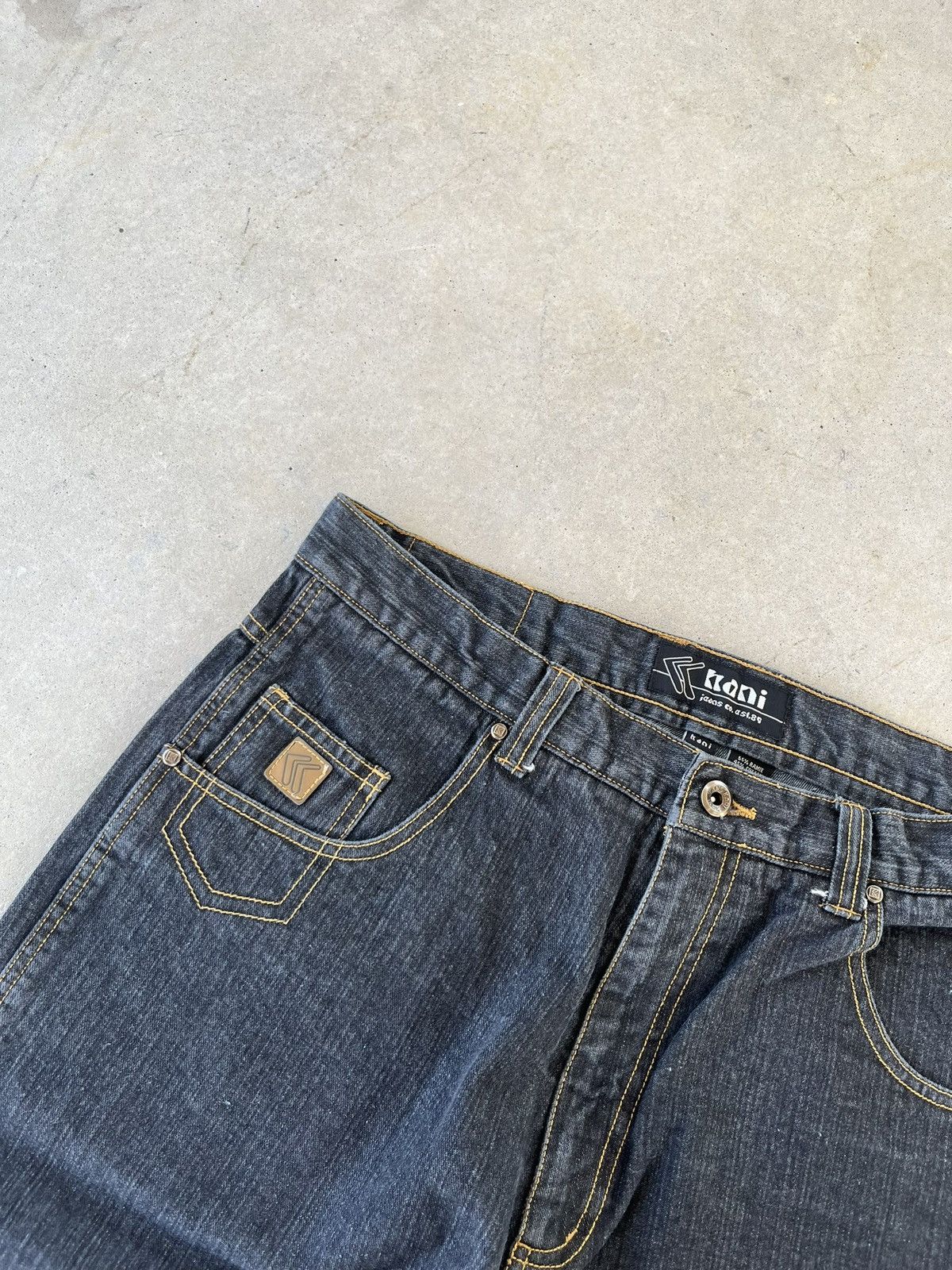 Karl Kani × Vintage Vintage Y2K Karl Kani Black Baggy Shorts Size US 36 / EU 52 - 4 Thumbnail