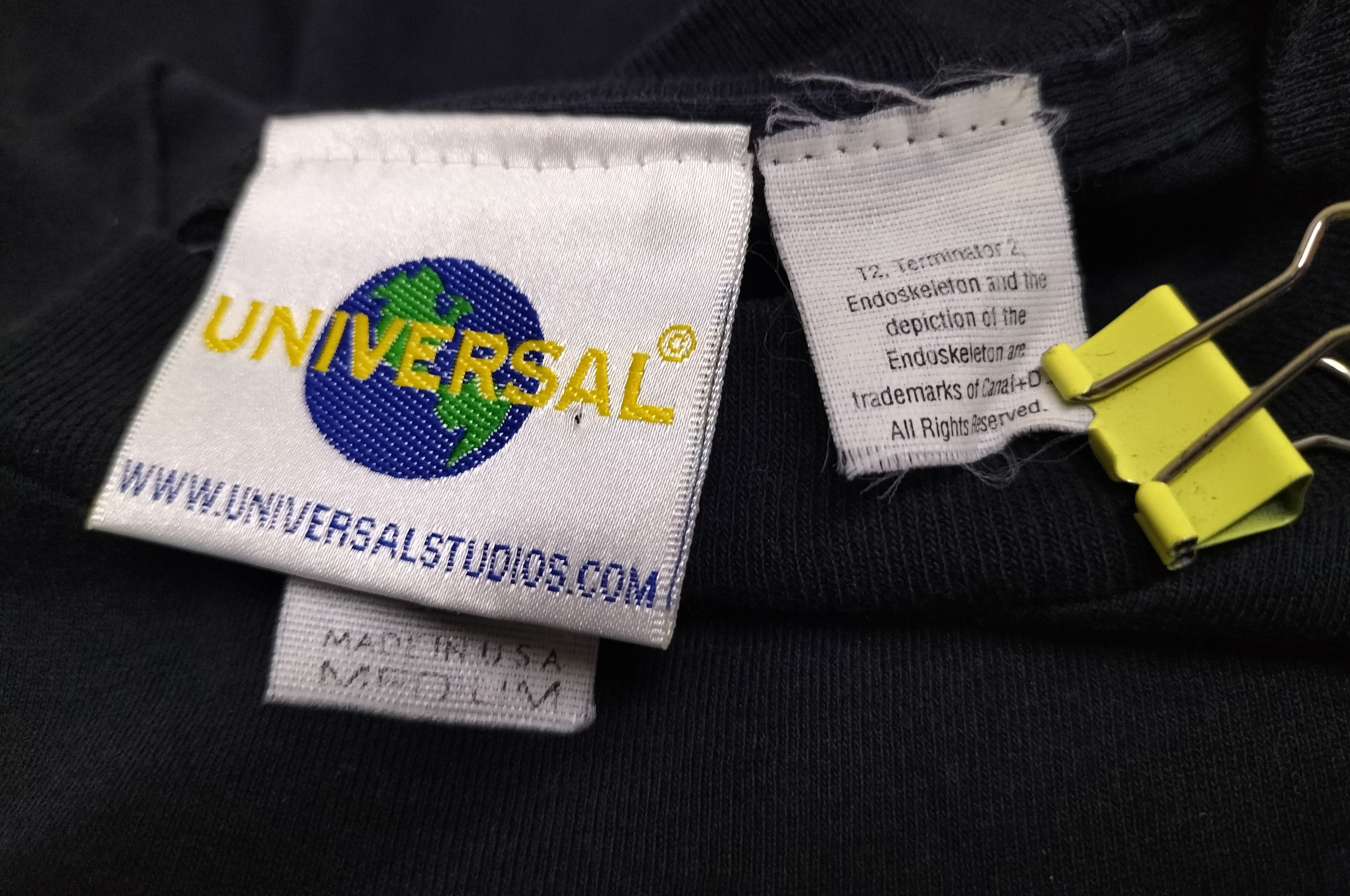 Universal Studios Vintage terminator 2 "consider yourself warned" Size US M / EU 48-50 / 2 - 7 Thumbnail