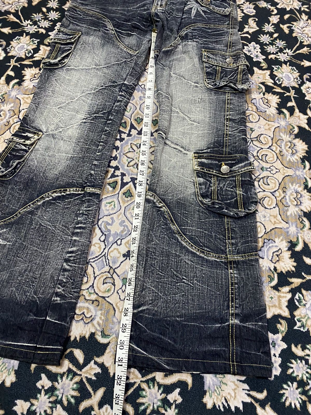 Japanese Brand Japanese brand marijuana Flare multipocket Pants Size US 32 / EU 48 - 10 Thumbnail