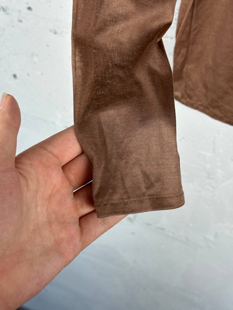 Designer × Gucci Vintage Gucci Ultra Light Brown Longsleeve Size M / US 6-8 / IT 42-44 - 6 Thumbnail