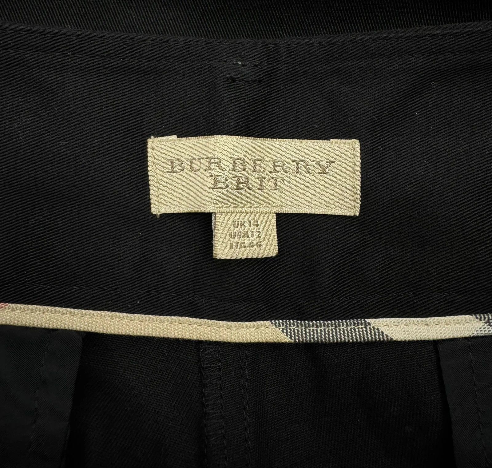 Burberry Burberry Brit Cropped Pants Cotton size UK14 ITA46 Size 32" / US 10 / IT 46 - 9 Thumbnail