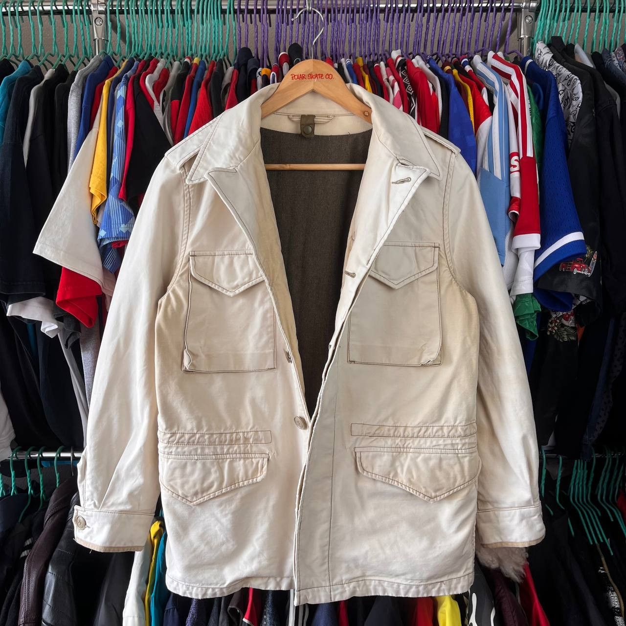 Aspesi Alberto ASPESI M-65 Minifield Thermore Wool Lined Jacket Size US M / EU 48-50 / 2 - 1 Thumbnail