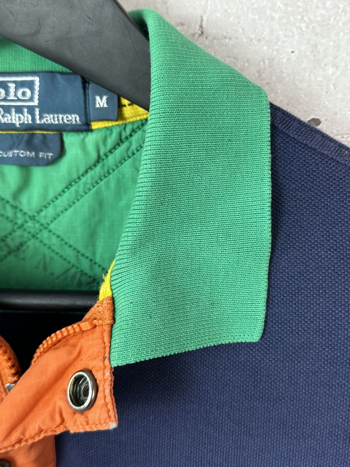 Polo Ralph Lauren Vintage Ralph Lauren Custom Fit Quarter Zip Men’s Polo Size US M / EU 48-50 / 2 - 8 Thumbnail