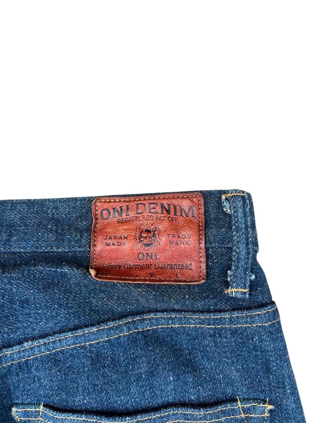 Oni 20oz Oni ONI-679ZR Secret Denim Selvedge Slim Tapered Jeans Size US 30 / EU 46 - 19 Thumbnail