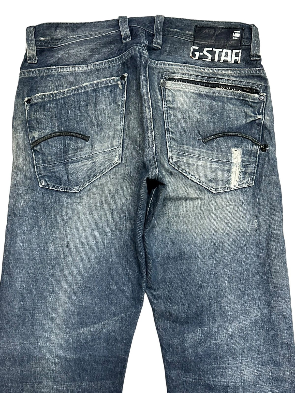 G-Star G Star Vintage Distressed Baggy Loose Style & Faded Wash Size US 32 / EU 48 - 5 Thumbnail
