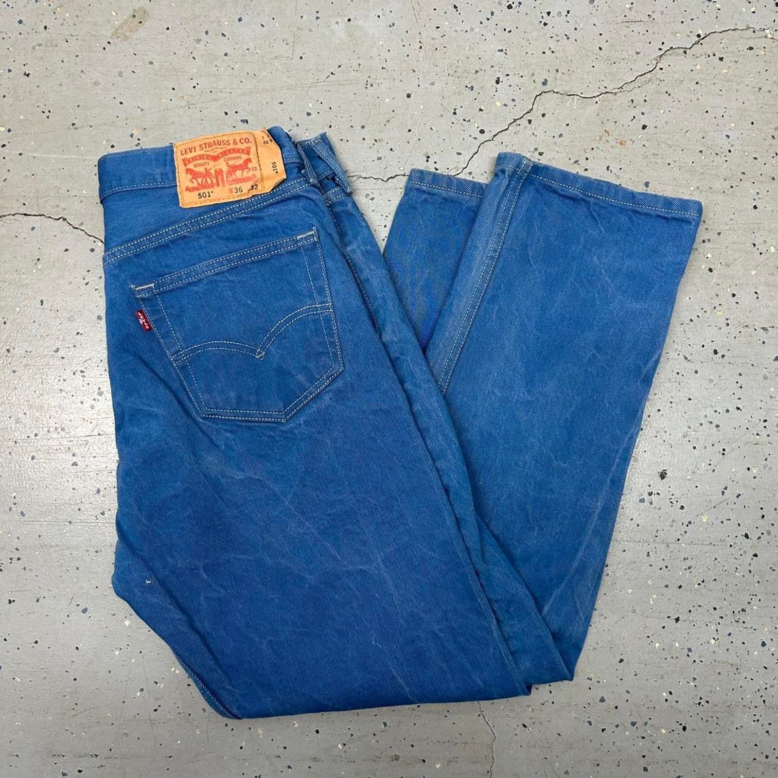 Levi's Levi's 501 blue denim jeans Size US 36 / EU 52 - 1 Thumbnail
